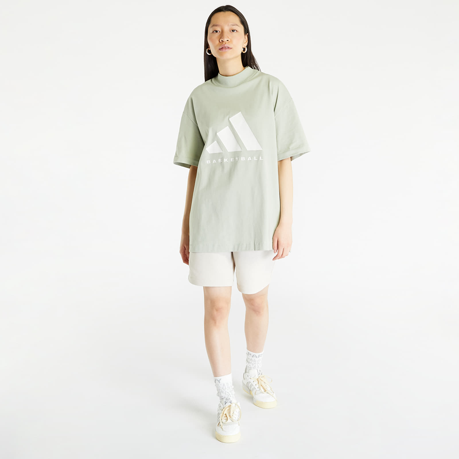 T-shirts adidas Basketball Tee UNISEX Halo Green