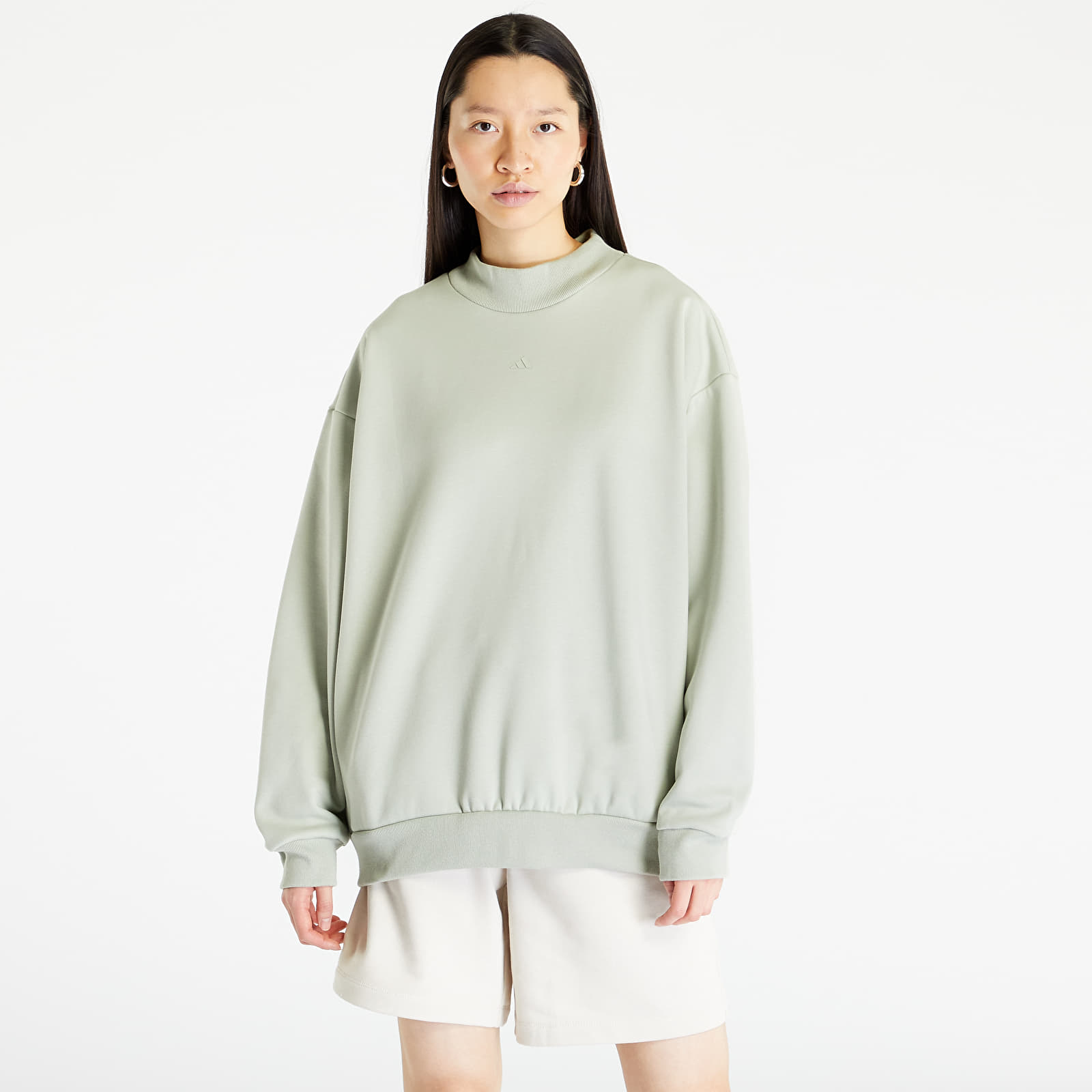 Hoodies and sweatshirts  adidas Basketball Crew Sweatshirt UNISEX Halo Green