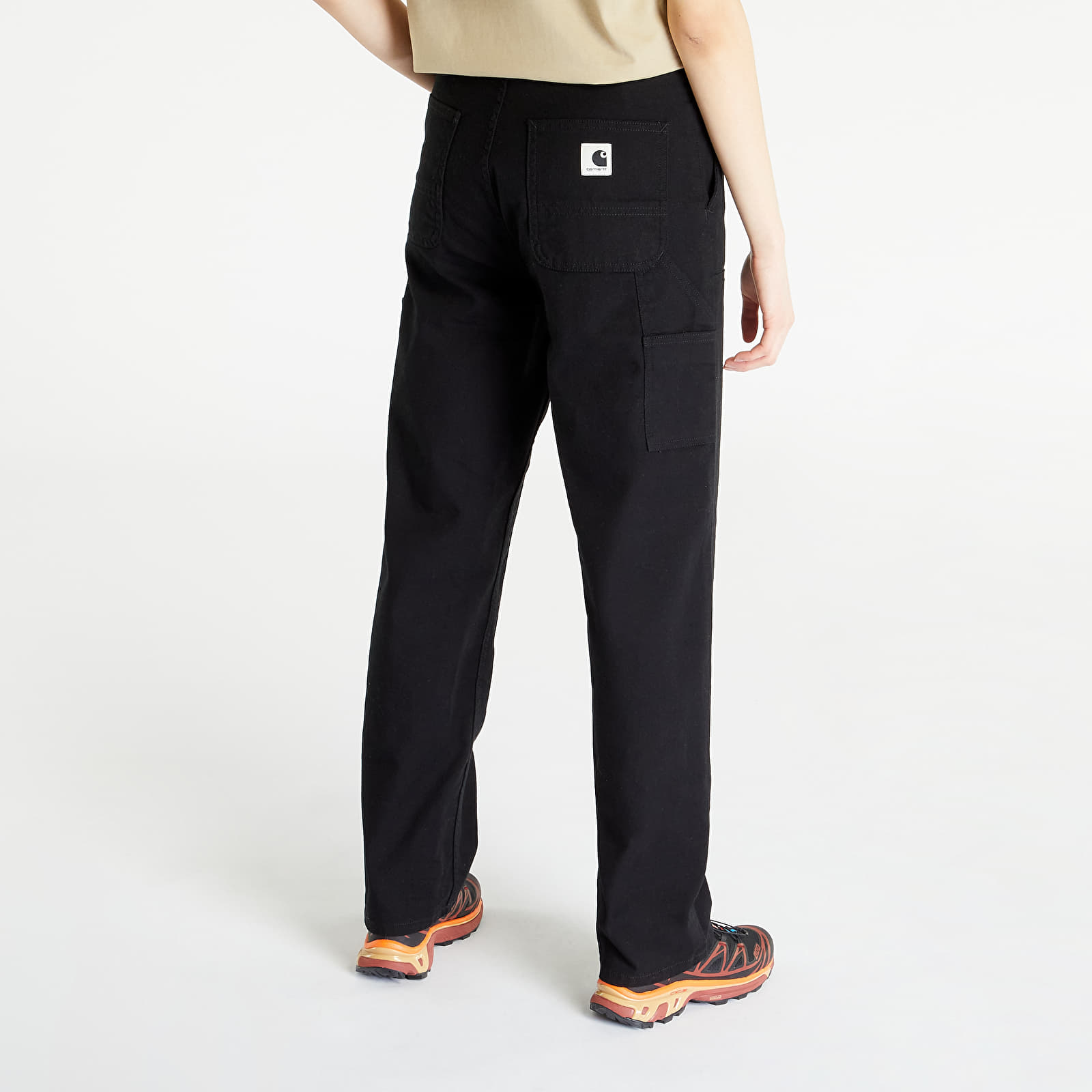 Jeans Carhartt WIP W' Pierce Double Knee Pant Black Rinsed