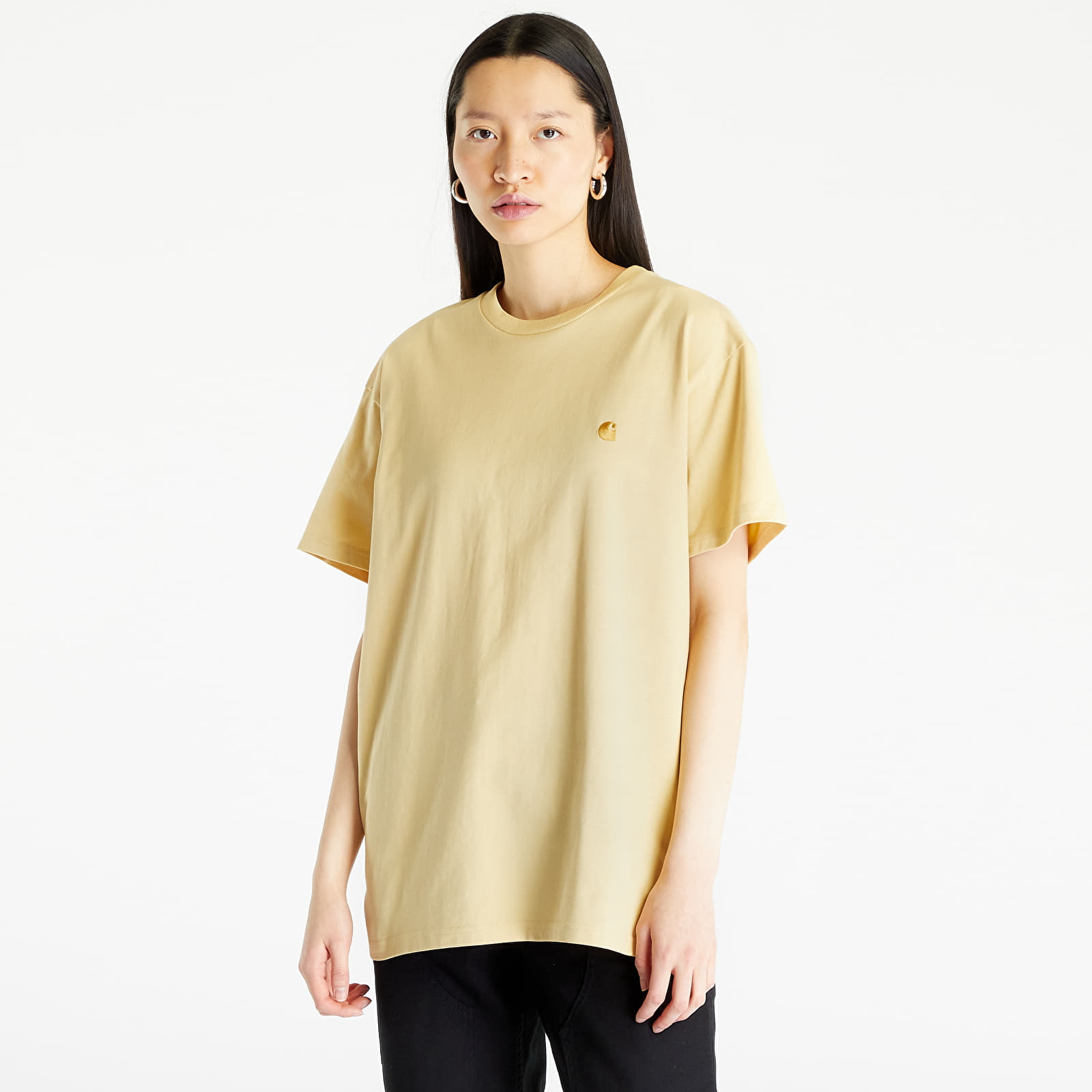 Tričká Carhartt WIP Chase Short Sleeve T-Shirt UNISEX Citron/ Gold