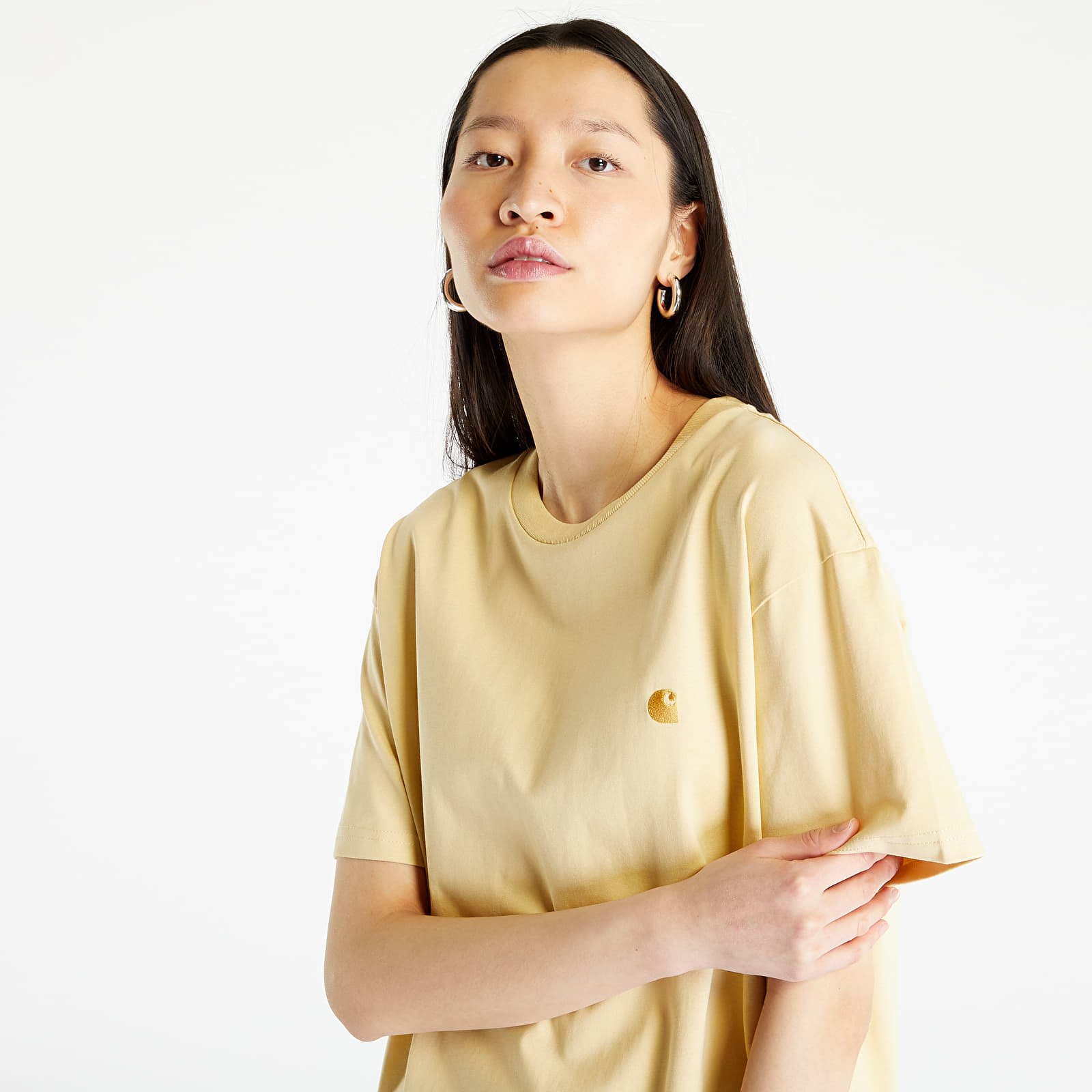 Tričká Carhartt WIP Chase Short Sleeve T-Shirt UNISEX Citron/ Gold