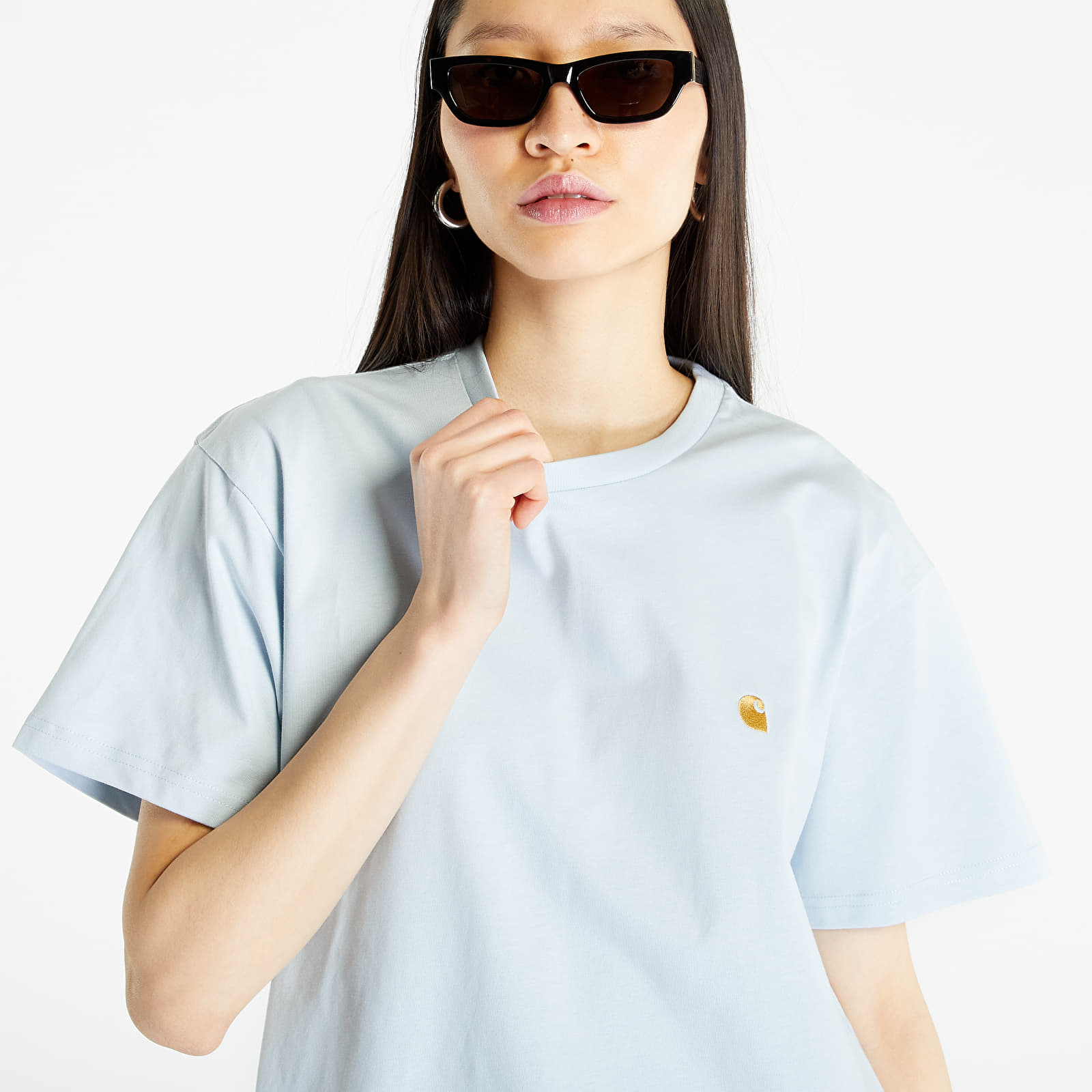   Μπλούζες Carhartt WIP Chase Short Sleeve T-Shirt UNISEX Icarus/ Gold