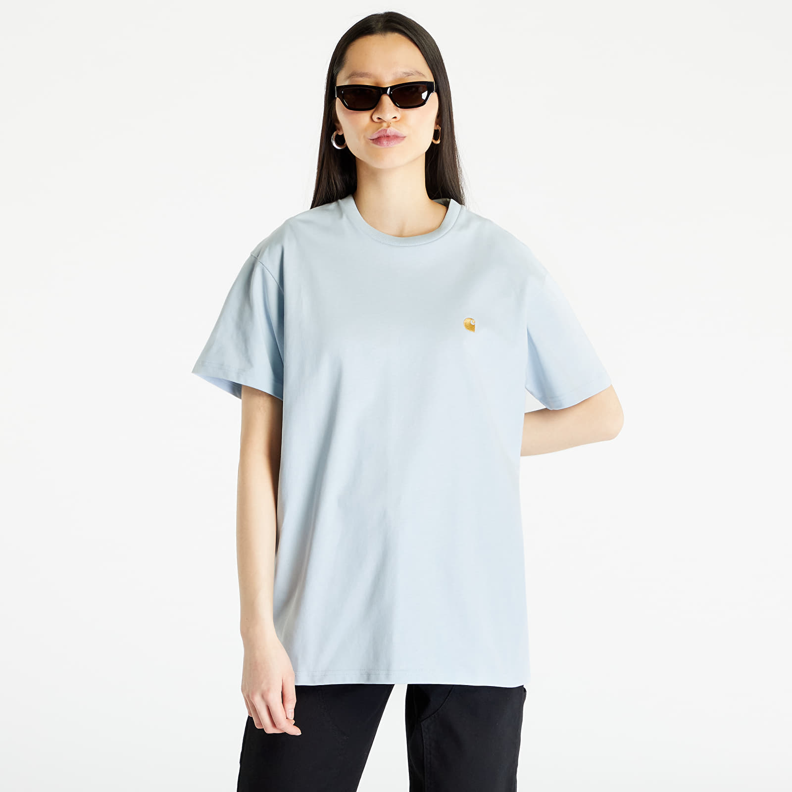   Μπλούζες Carhartt WIP Chase Short Sleeve T-Shirt UNISEX Icarus/ Gold