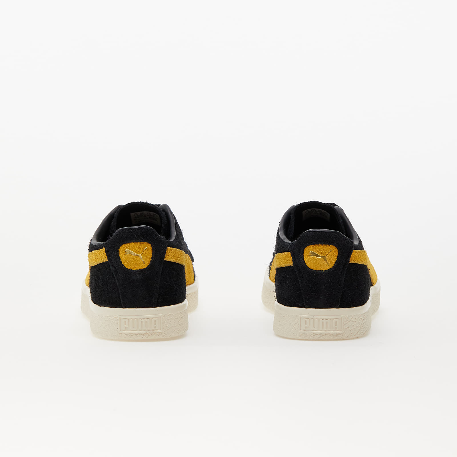Zapatillas Hombre Puma Suede VTG Hairy Suede Puma Black-Mustard Seed