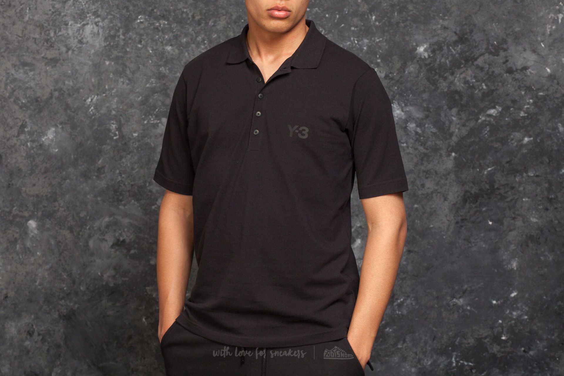 T-shirts Y-3 Seasonal Polo Black