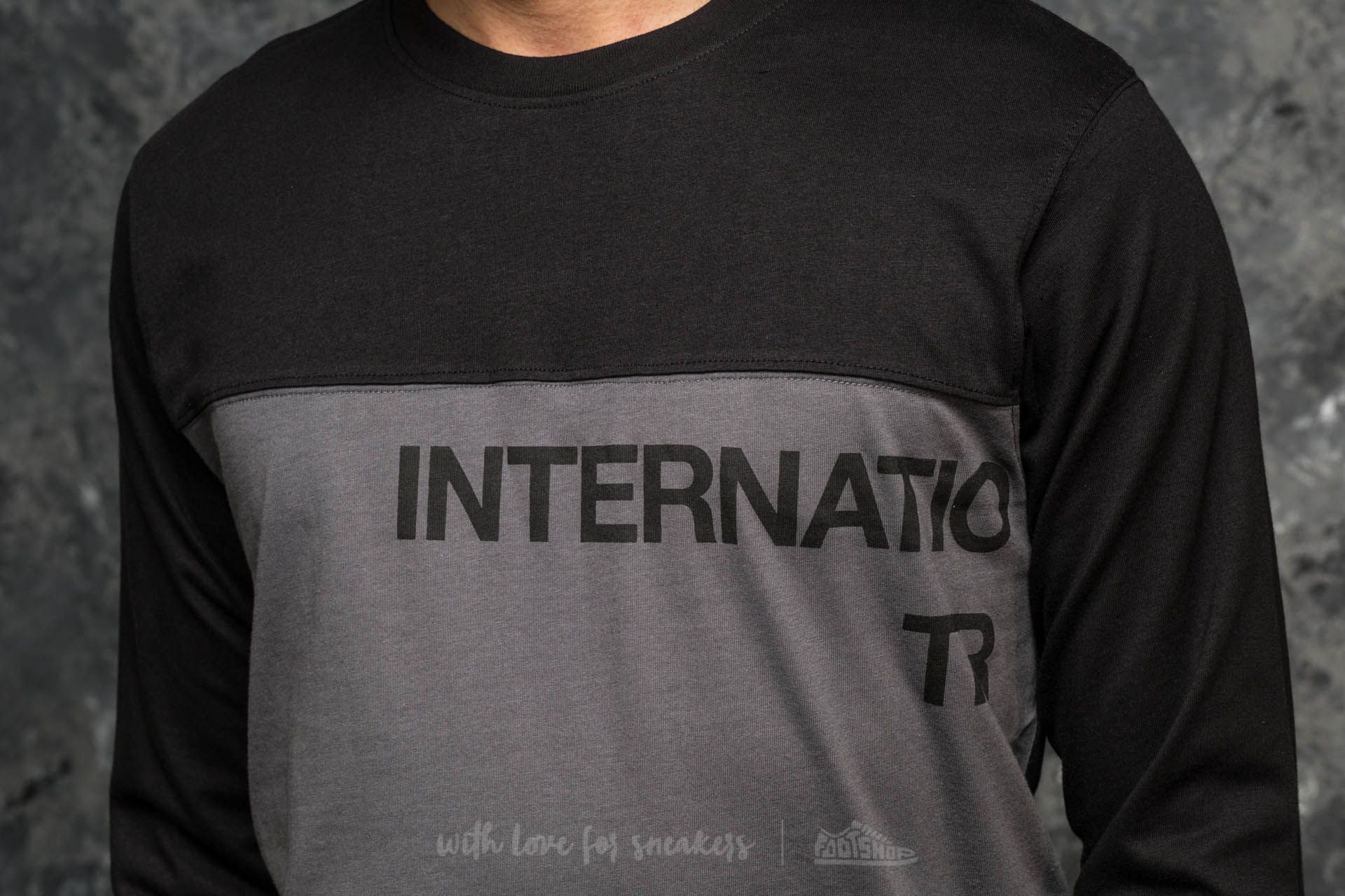 T-shirts Stüssy Split Panel Jersey Black