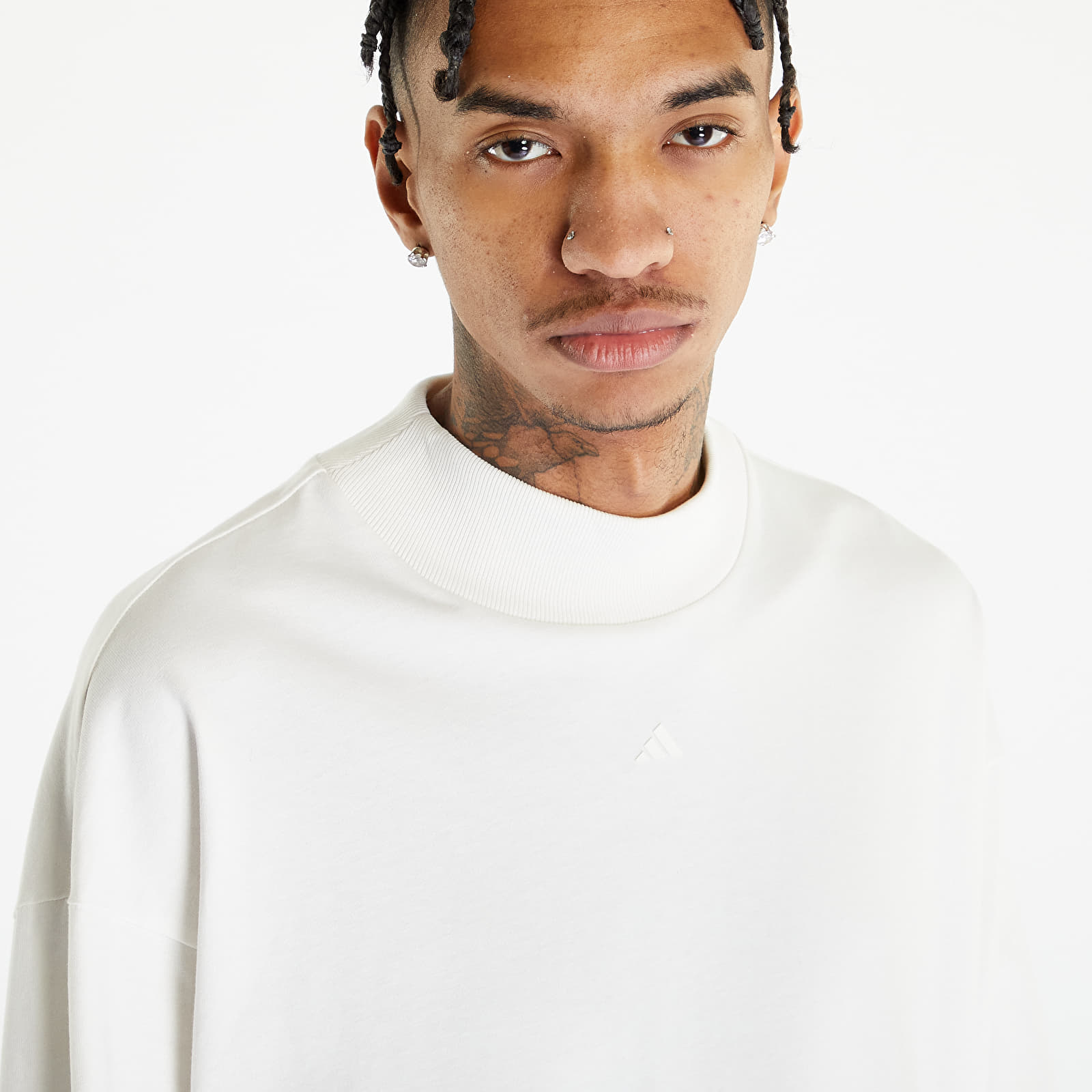 T-shirts adidas Basketball Long Sleeve Tee UNISEX Cloud White