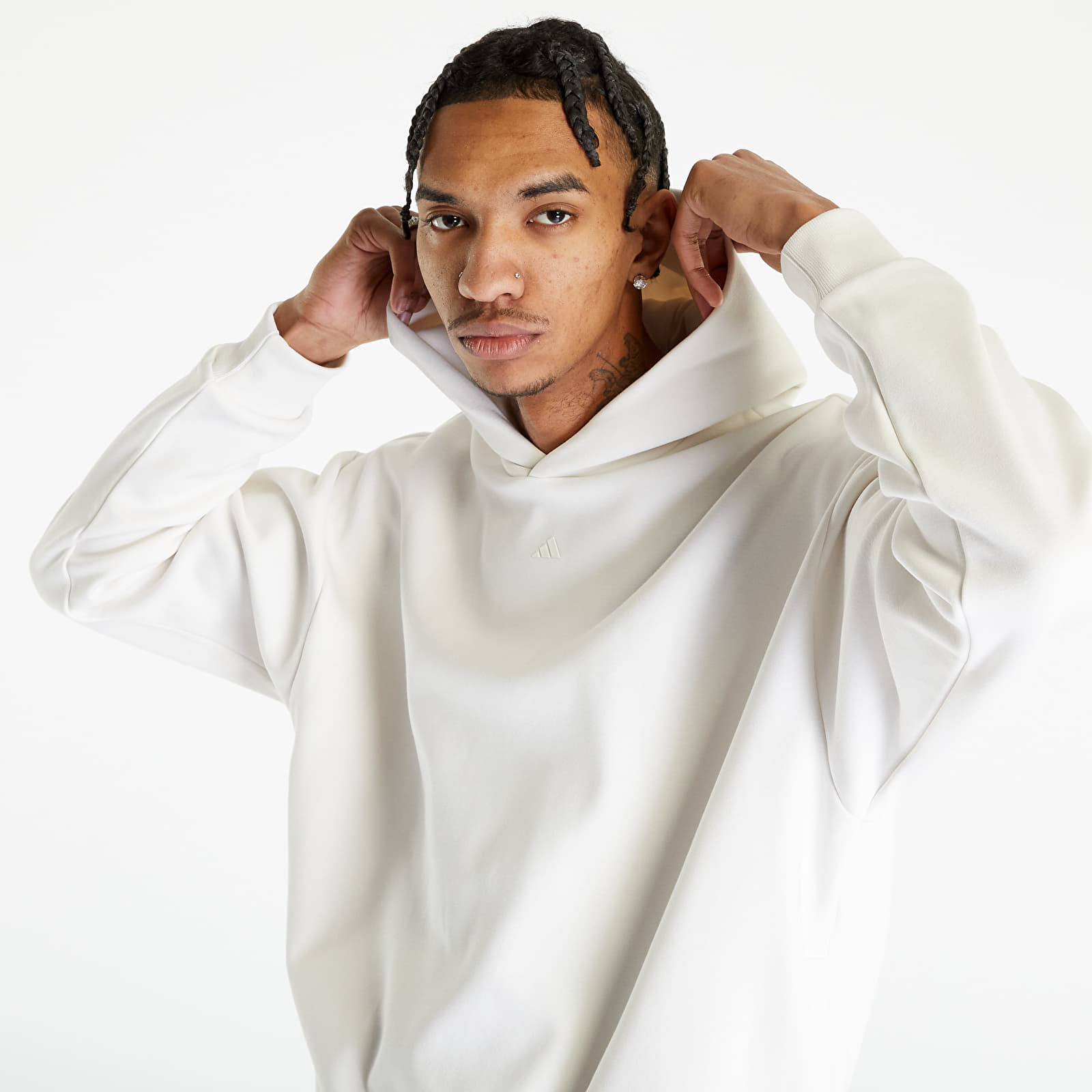 Hoodies and sweatshirts  adidas Basketball Hoodie UNISEX Cloud White