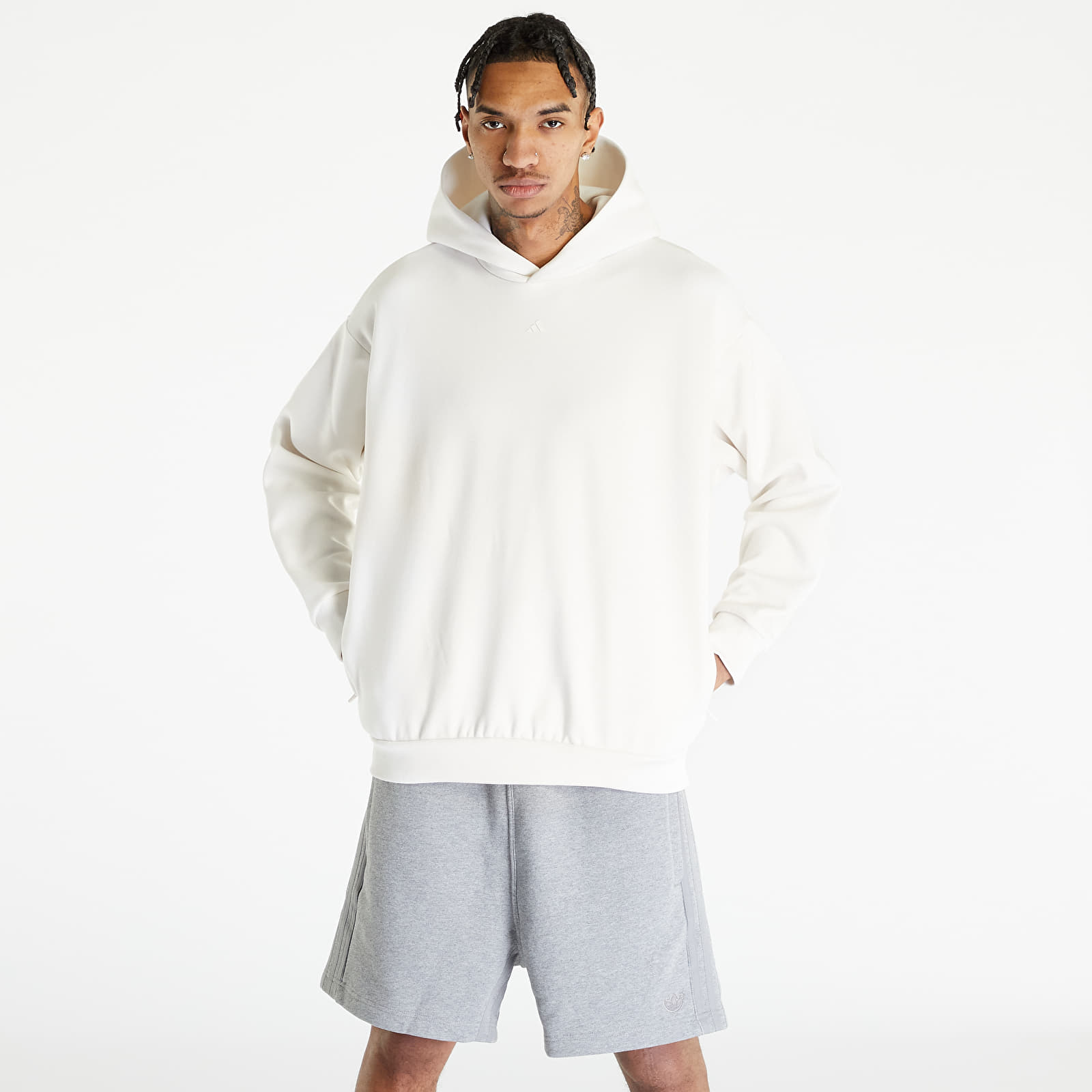 Hoodies and sweatshirts  adidas Basketball Hoodie UNISEX Cloud White