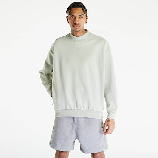 Sweatjacken und Sweatshirts adidas Basketball Crew Sweatshirt UNISEX Halo Green Footshop