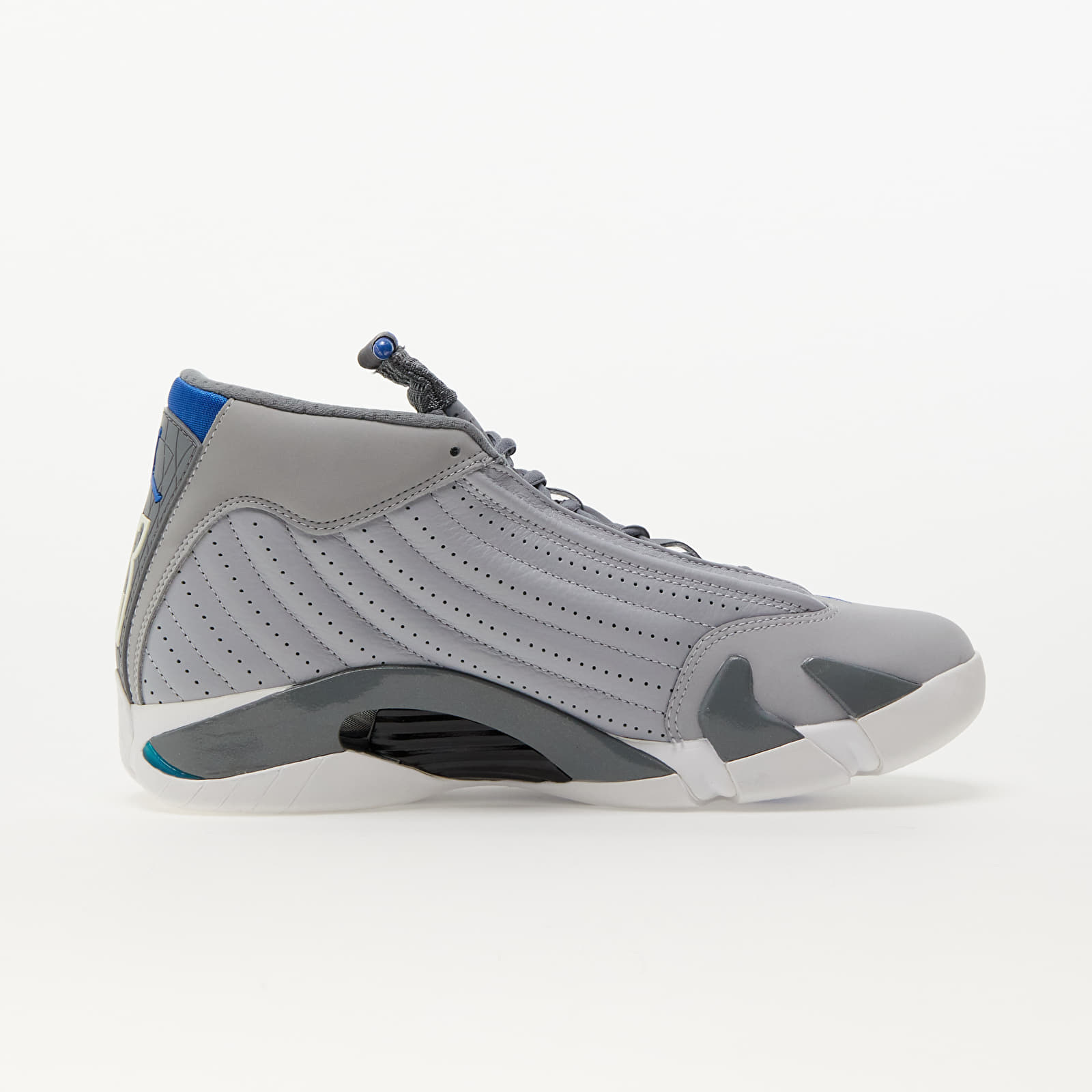 Jordan 14 sales blue and grey