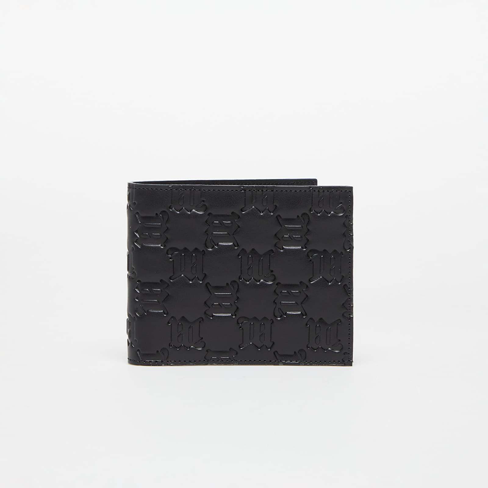 Portfele MISBHV Embossed Monogram Bifold Wallet Black