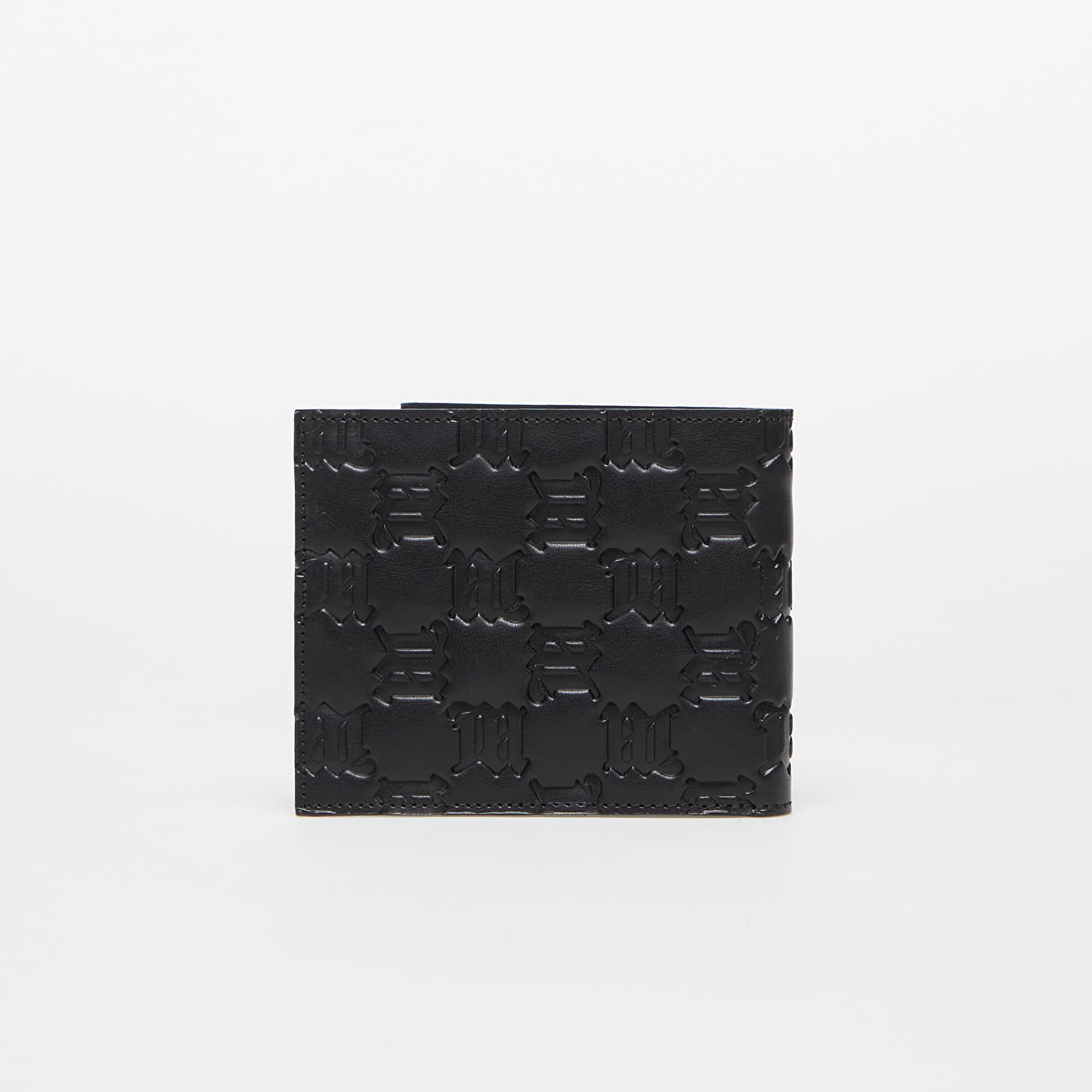 Portfele MISBHV Embossed Monogram Bifold Wallet Black