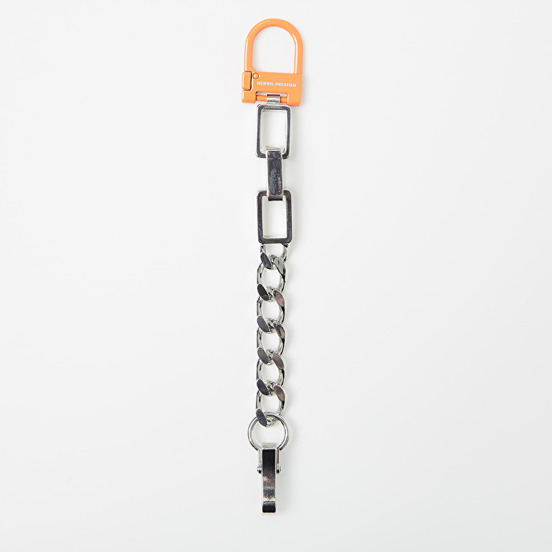 Heron Preston Multichain Square Bracelet Silver/ Orange | Footshop
