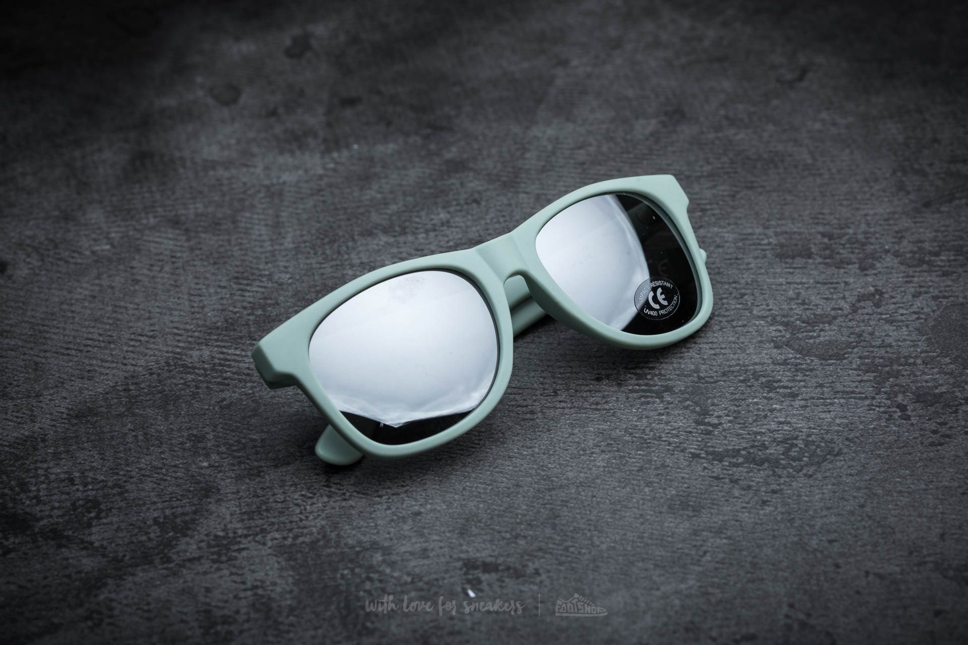 Sunglasses Vans Spicoli 4 Shade Split Green Frosted-Silver Mirror