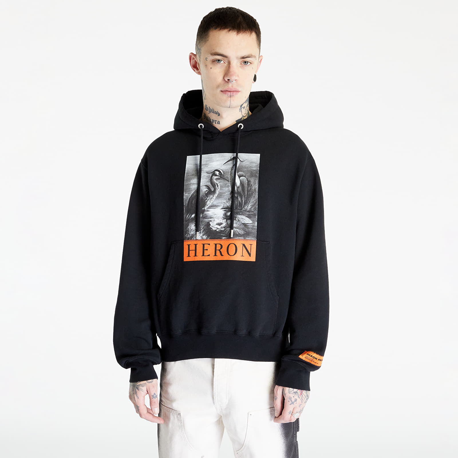 Sudaderas Heron Preston Printed Hoodie Black/ Black