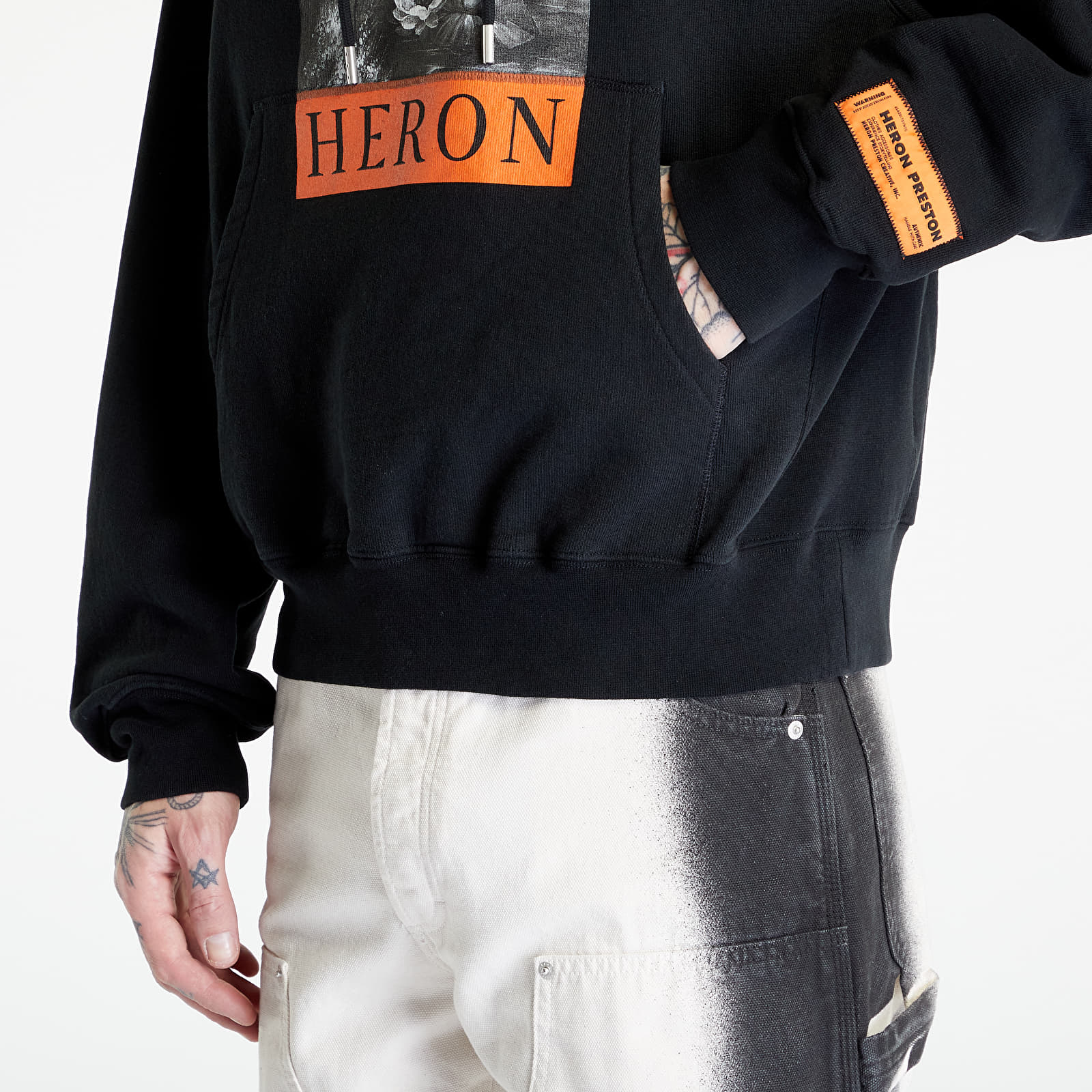 Hoodies and sweatshirts Heron Preston Printed Hoodie Black Black Footshop
