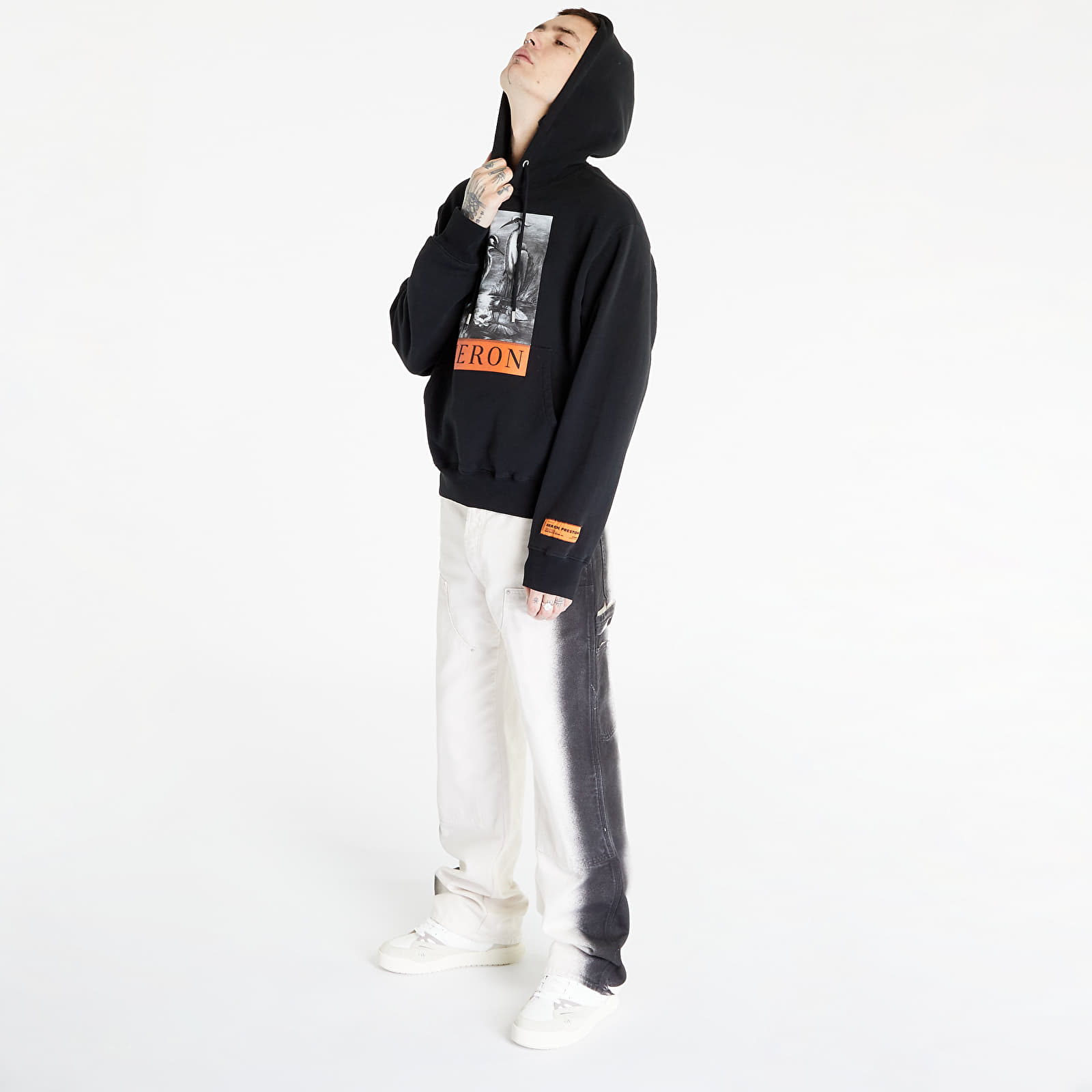 Sudaderas Heron Preston Printed Hoodie Black/ Black