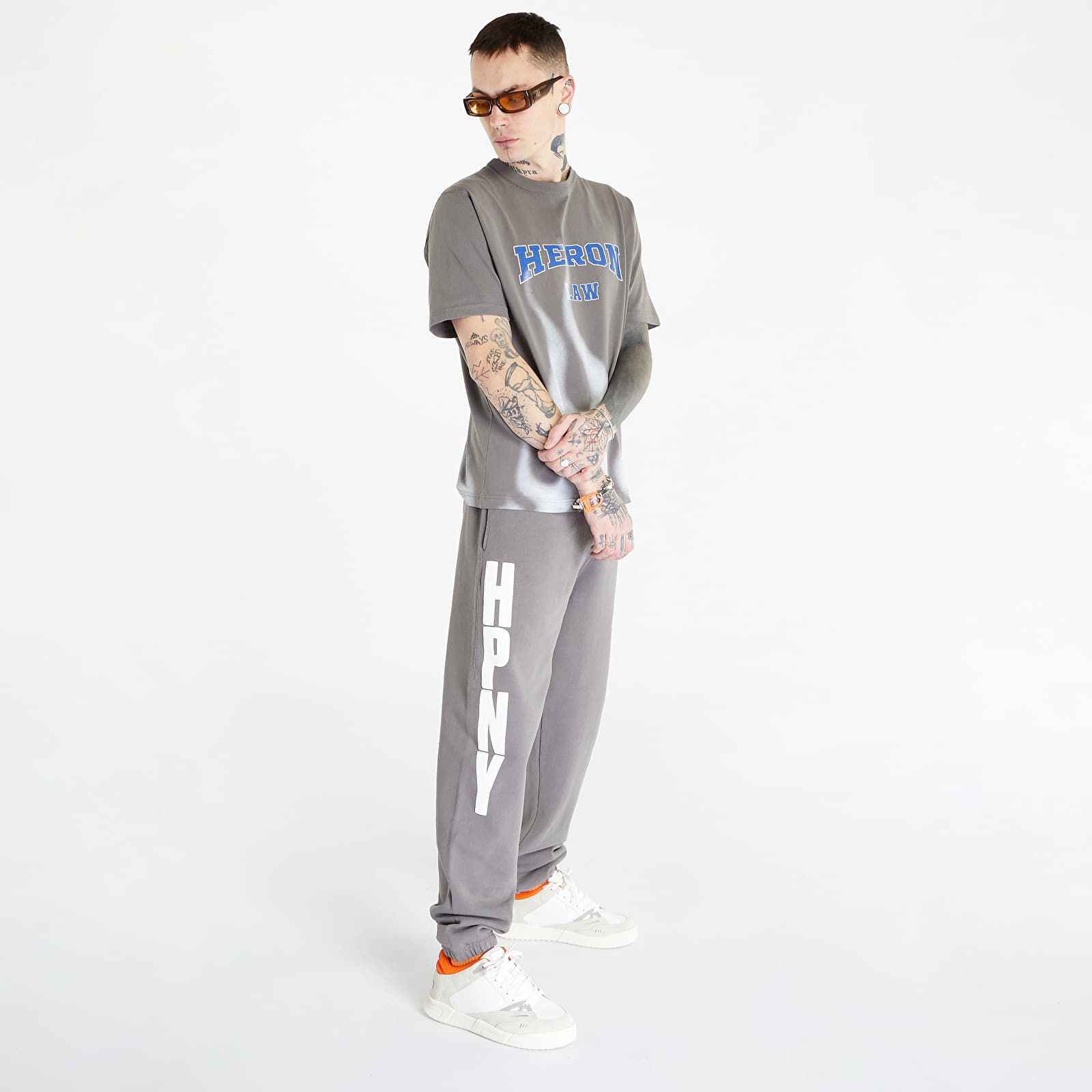 Off white grey sweatpants sales