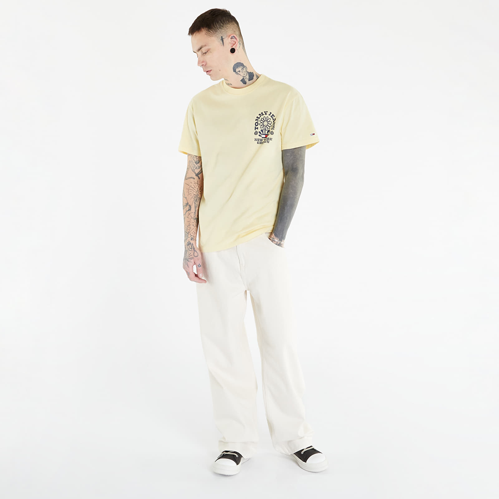 Trička Tommy Jeans Homegrown Plant T-Shirt Lemon Zest