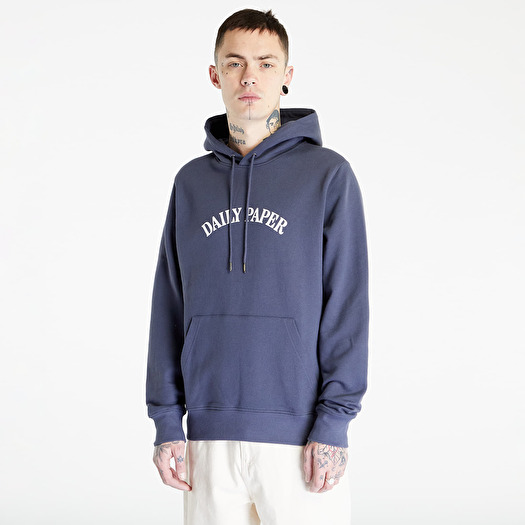 Daily paper clearance hoodie navy blue