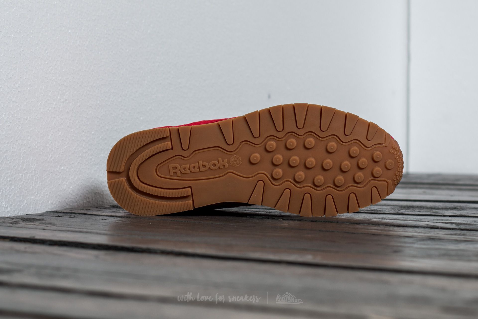 Zapatillas Hombre Reebok Classic Leather TDC Scarlet/ White-Gum