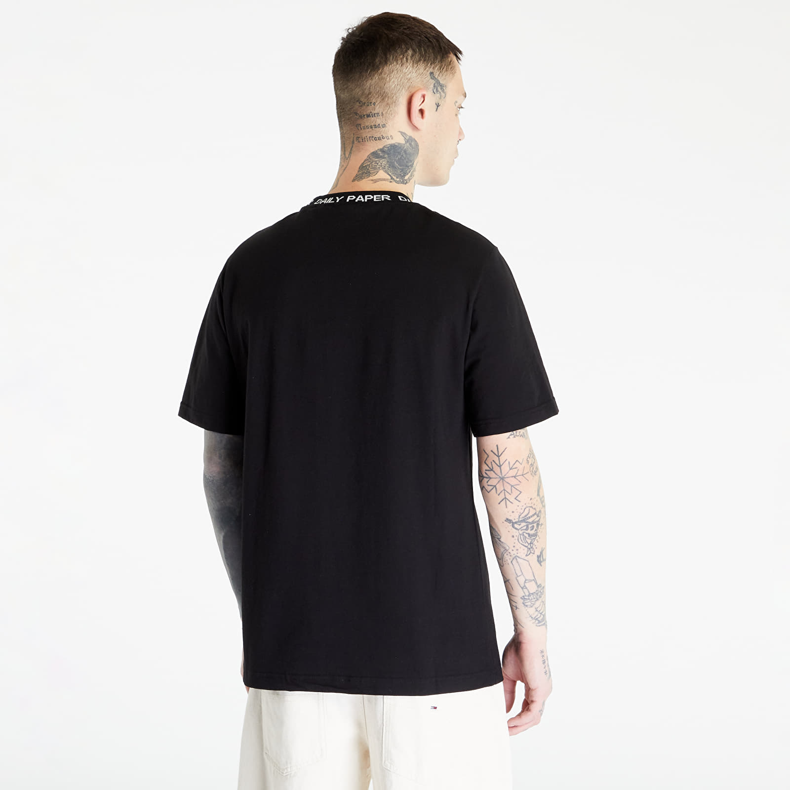 T-shirts Daily Paper Erib Short Sleeve Tee Black/ White