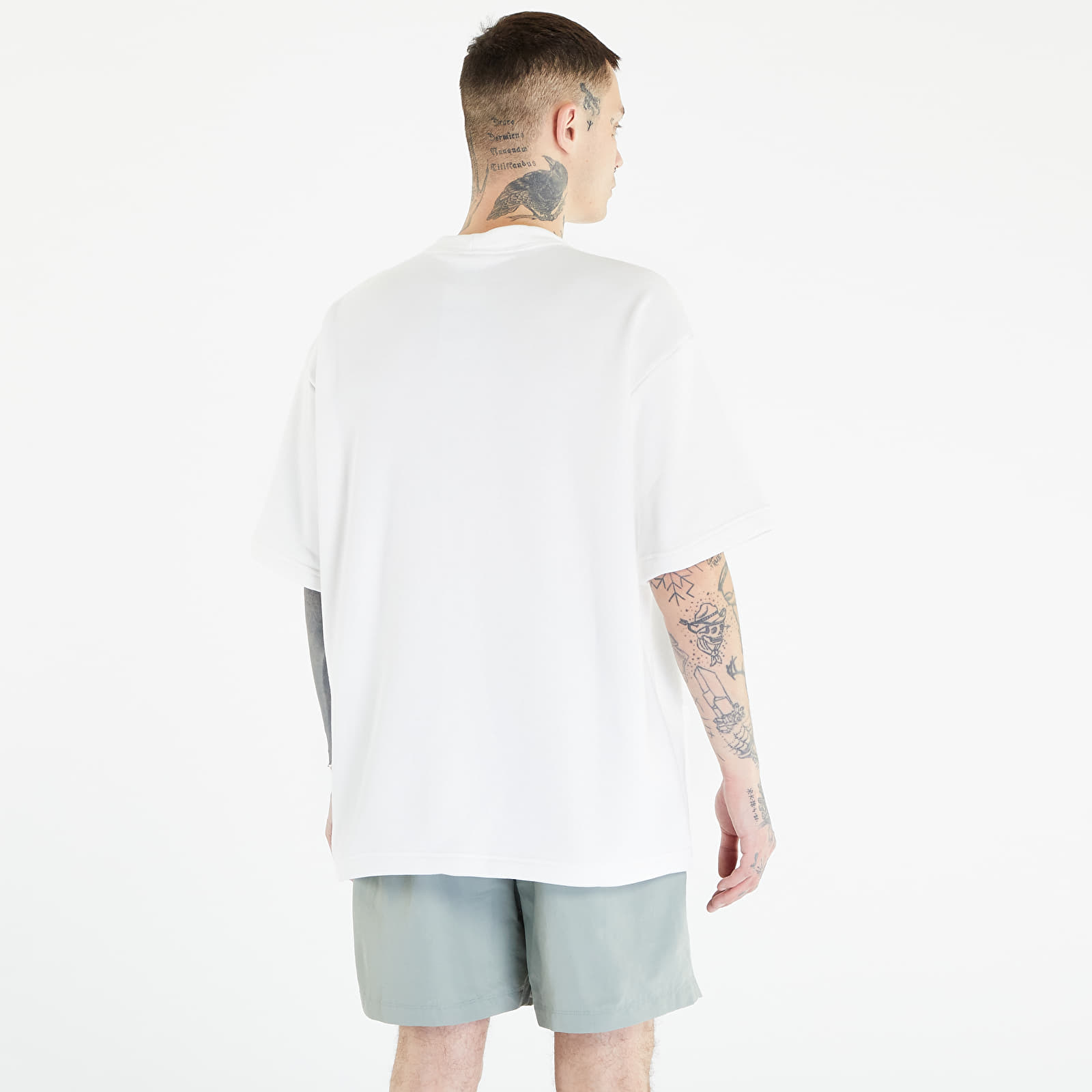 Camisetas Nike Sportswear Circa Men's French Terry Short Sleeve Tee White/ Black