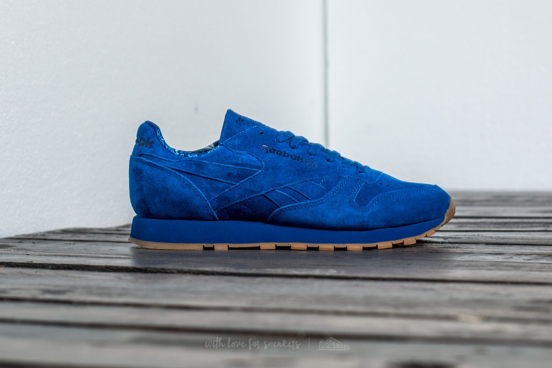 Reebok leather homme bleu discount