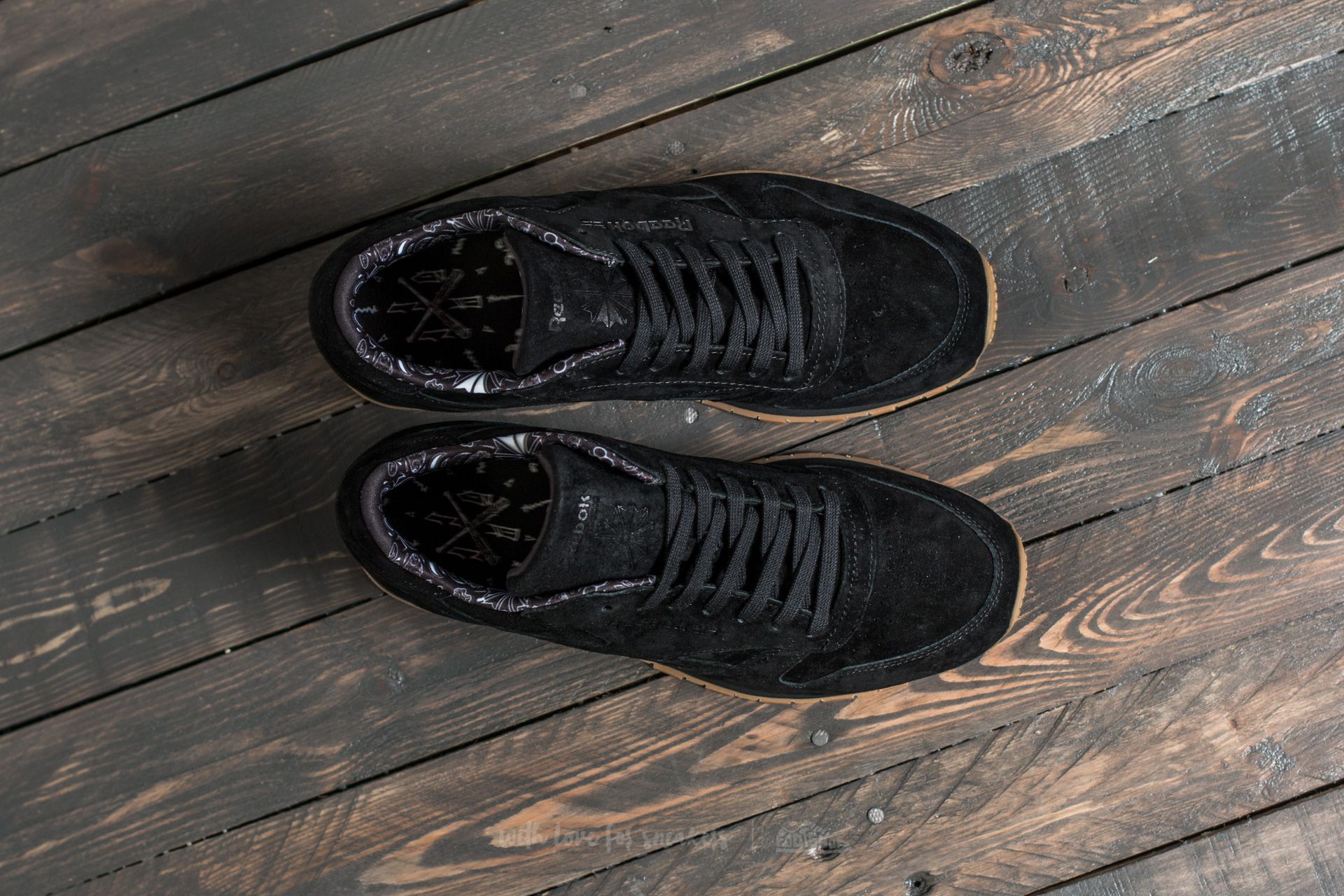 Reebok classic leather tdc deals black