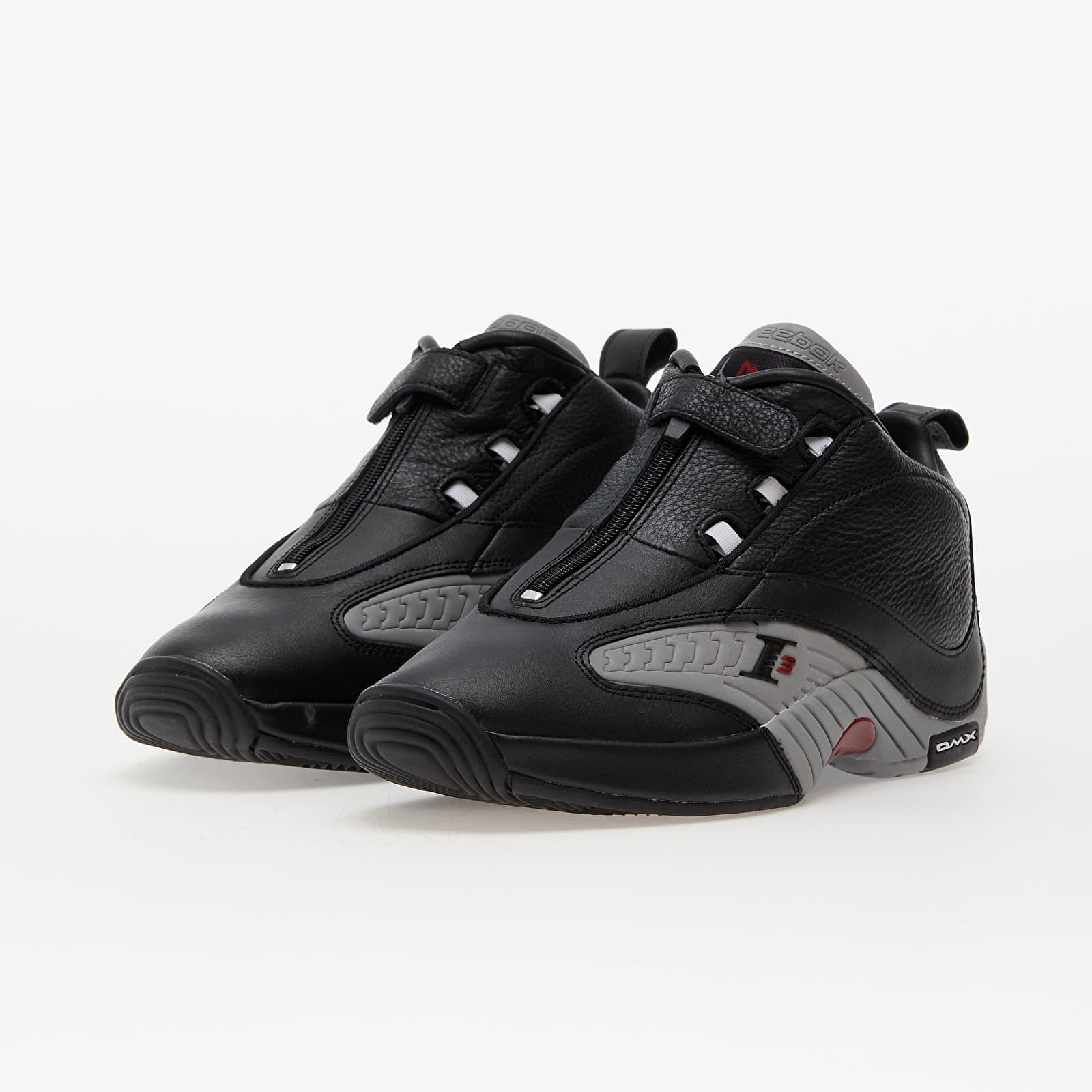 Men s shoes Reebok Answer IV Core Black Multi Solid Grey Flash Red Footshop