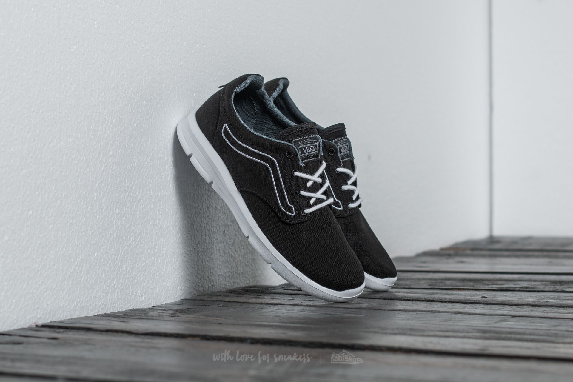 Kids' sneakers and shoes Vans Iso 1.5 (Canvas) Black/ Dark Slate
