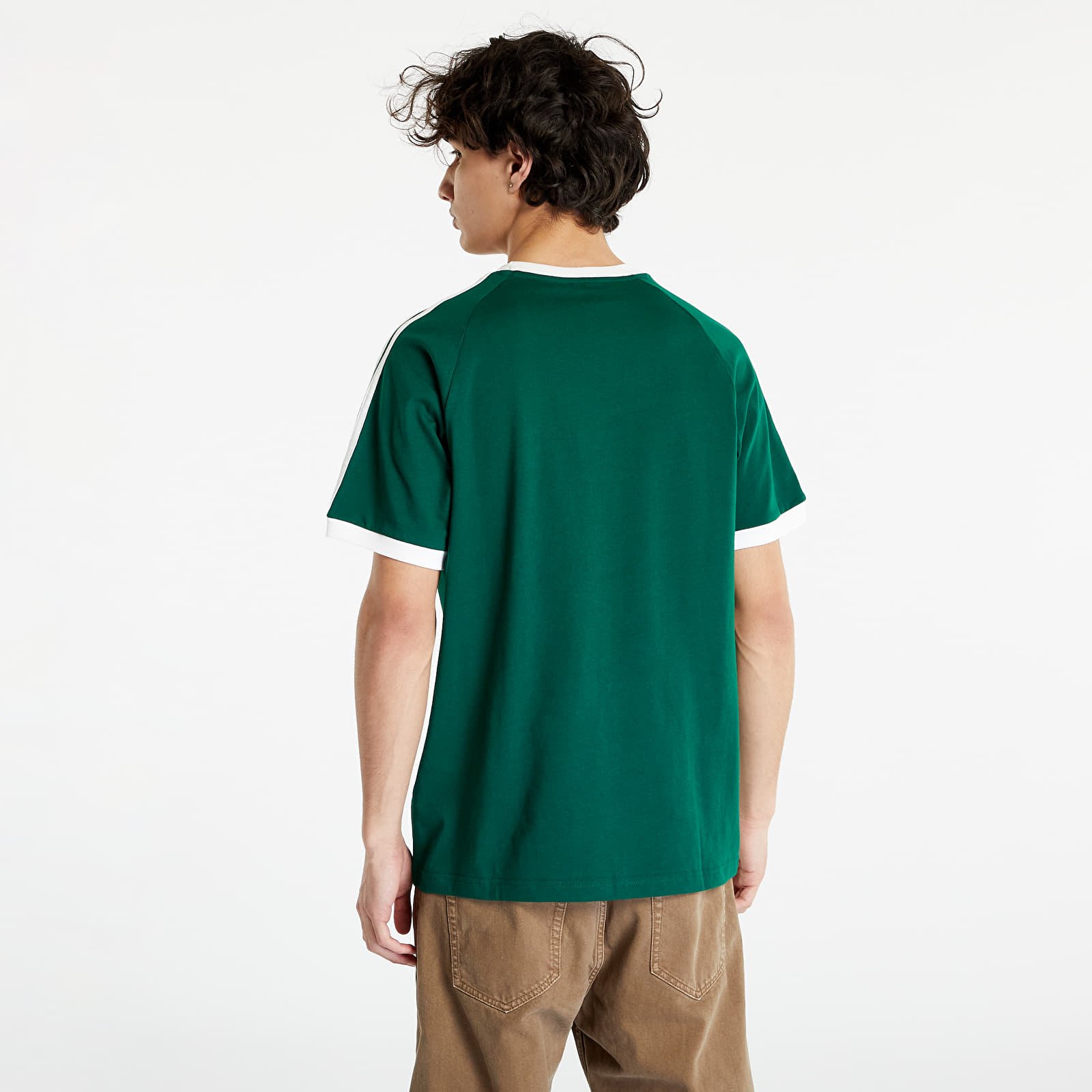 Tricouri  adidas Adicolor Classics 3-Stripes Short Sleeve Tee Dark Green