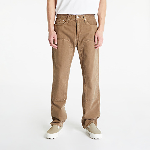 Brown Panelled straight-leg jeans | Winnie New York | MATCHES UK
