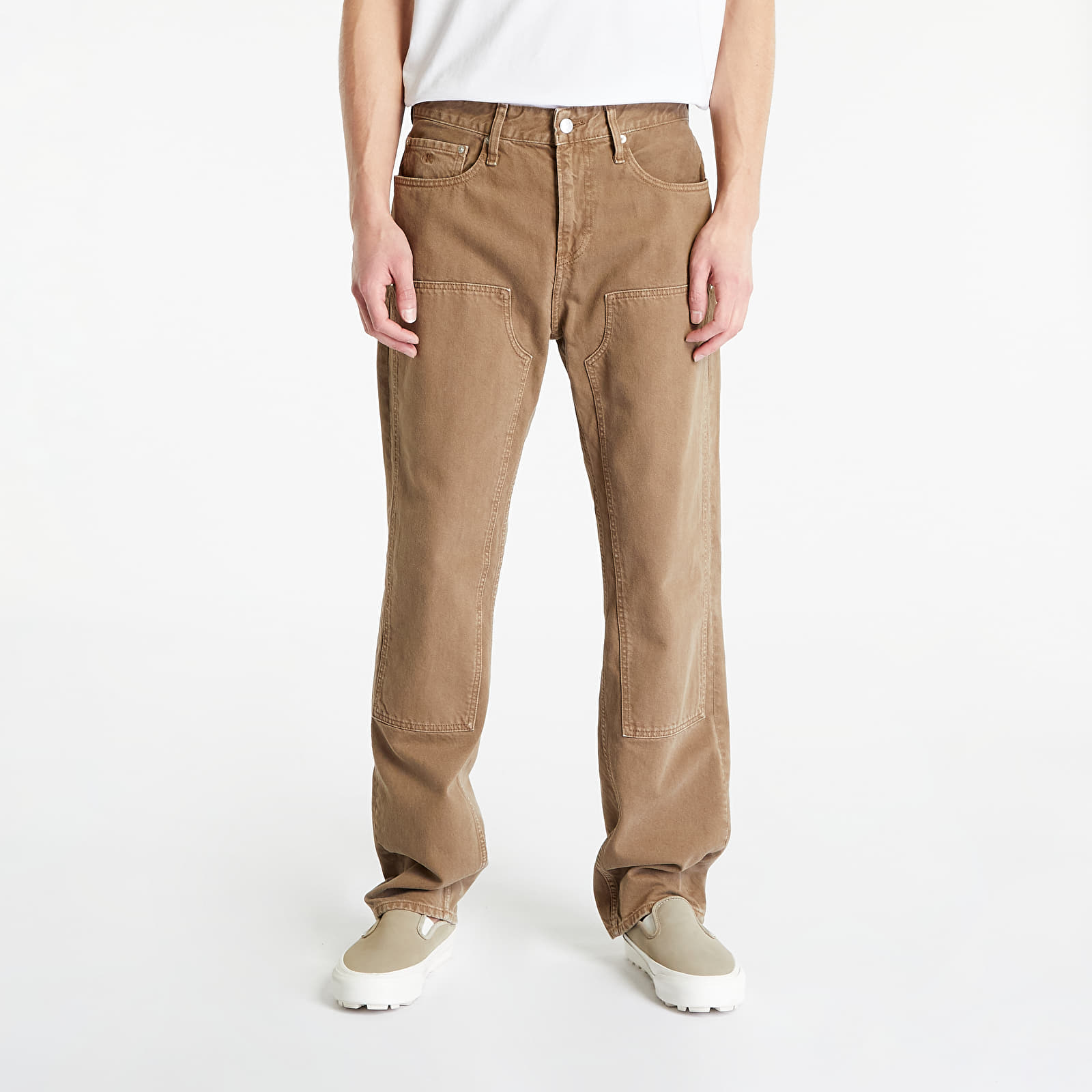 Jeans Calvin Klein Jeans 90S Straight Pants Brown | Footshop