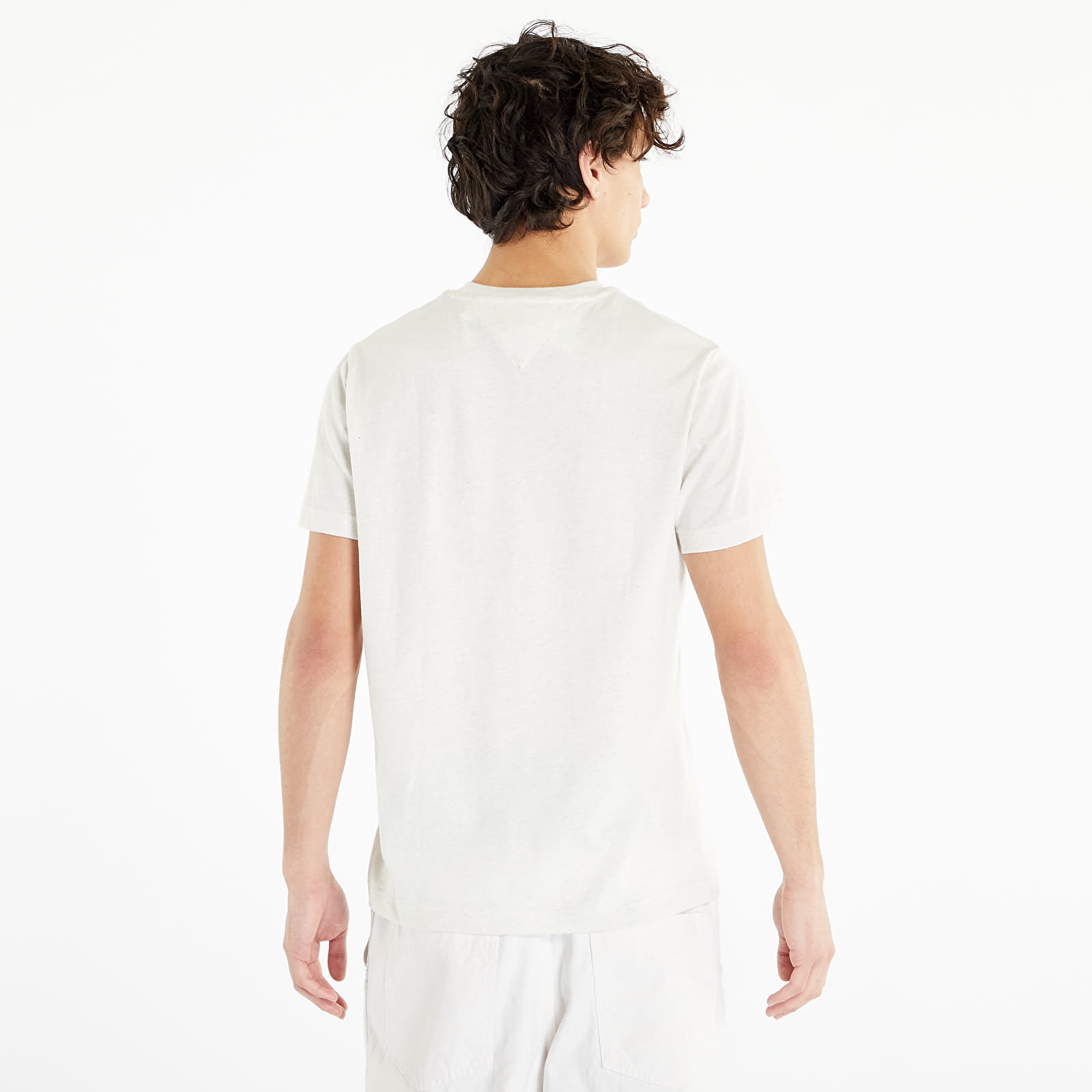 Тениски Tommy Jeans Essential Flag Pocket Short Sleeve Tee White Heather