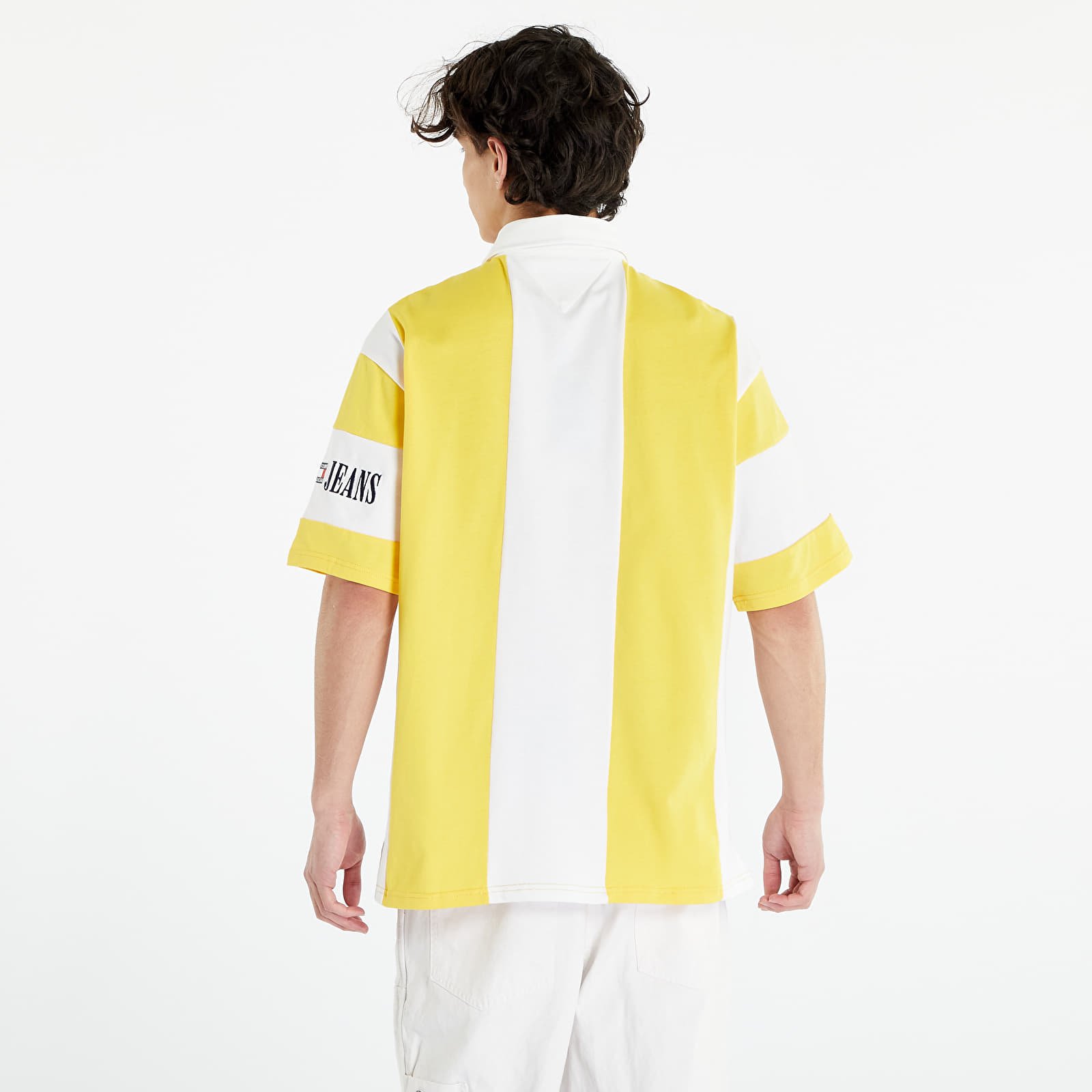 Тениски Tommy Jeans Oversized Archive Polo Star Fruit Yellow/ White