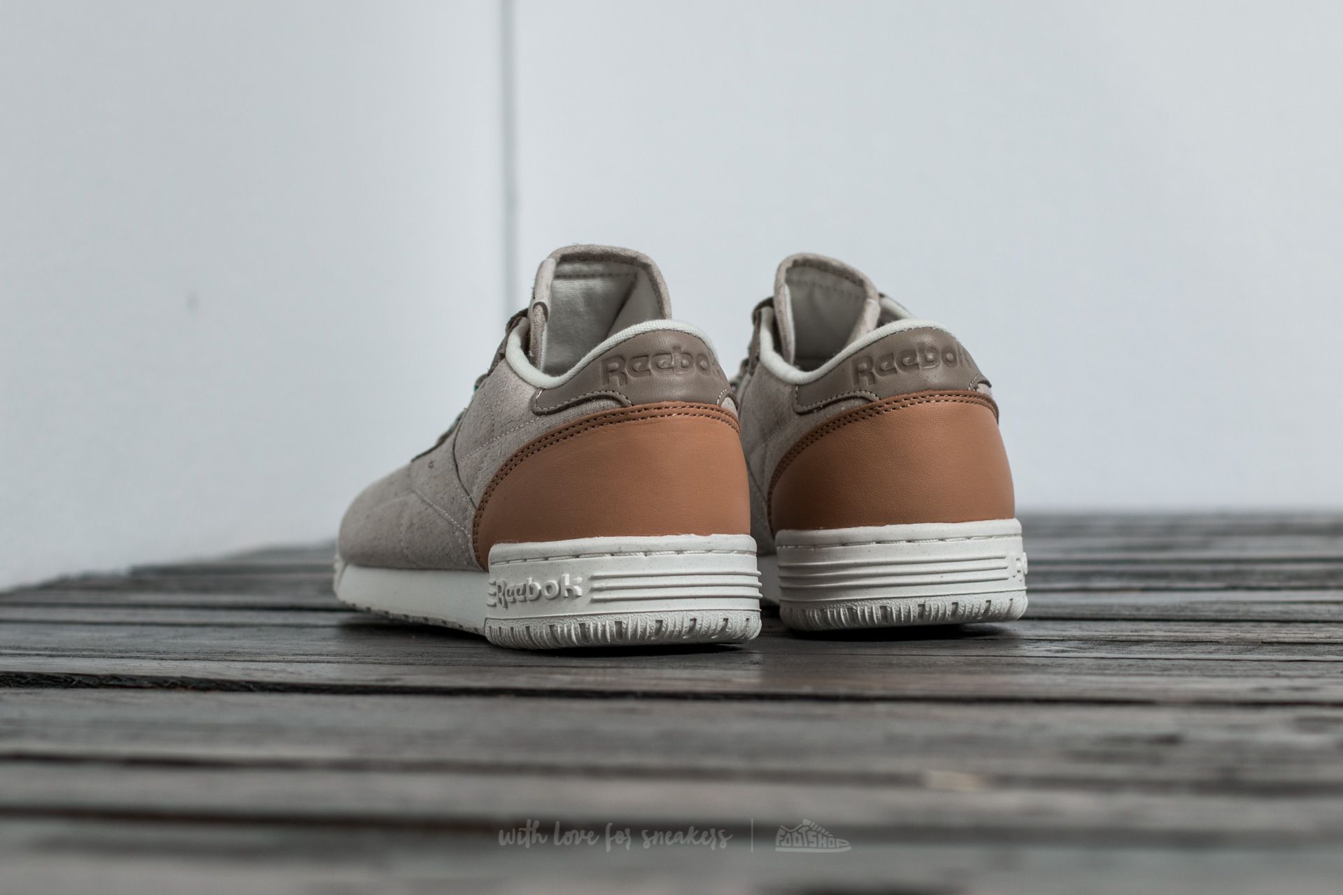 Men s shoes Reebok Ex O Fit Low Clean Eco White Vegtan Chalk