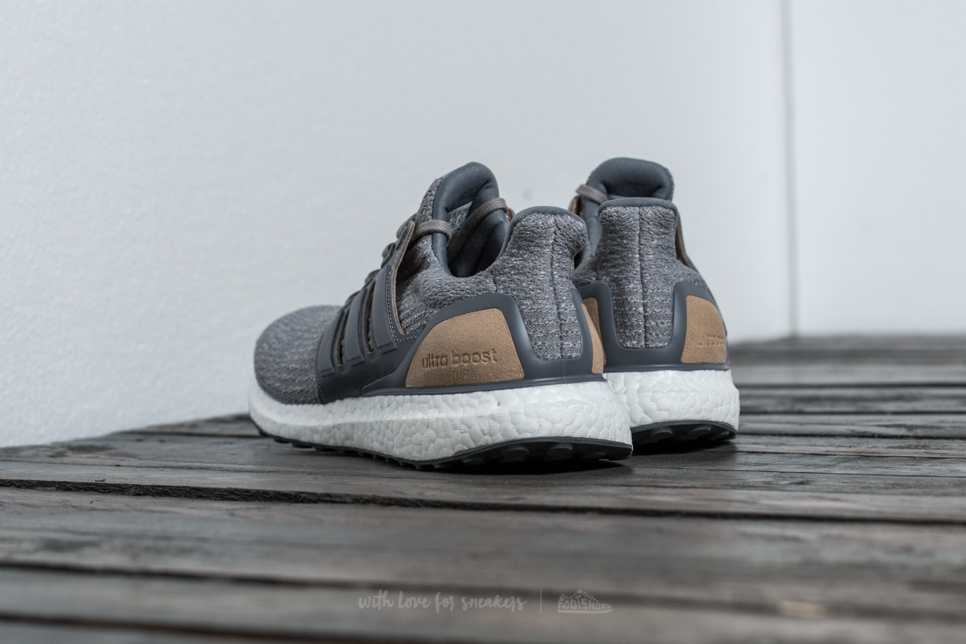 Men s shoes adidas Ultra Boost LTD Mid Grey Linen Khaki Footshop