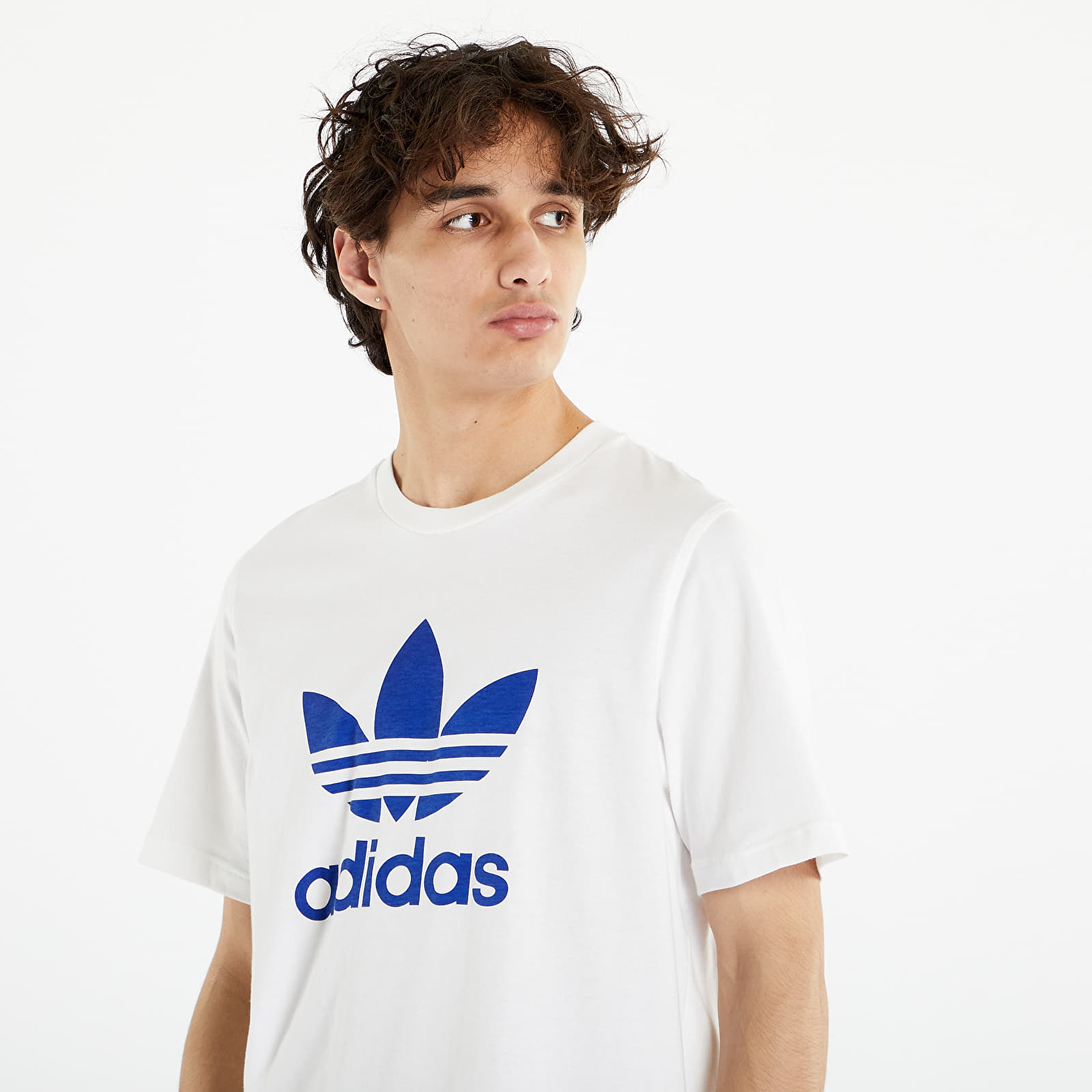 Adidas trefoil tee blue deals