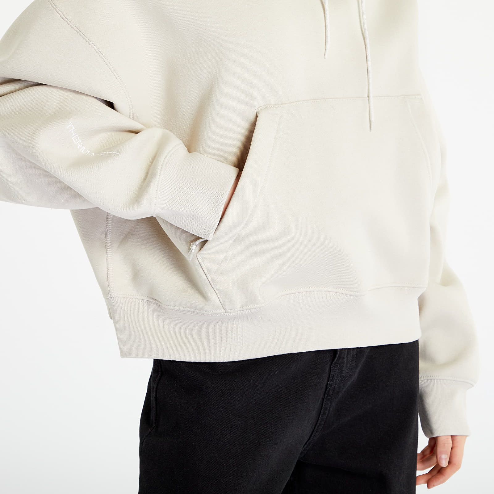 Mikiny Nike ACG Therma-FIT Women's "Tuff Knit" Fleece Hoodie Light Orewood Brown/ Summit White