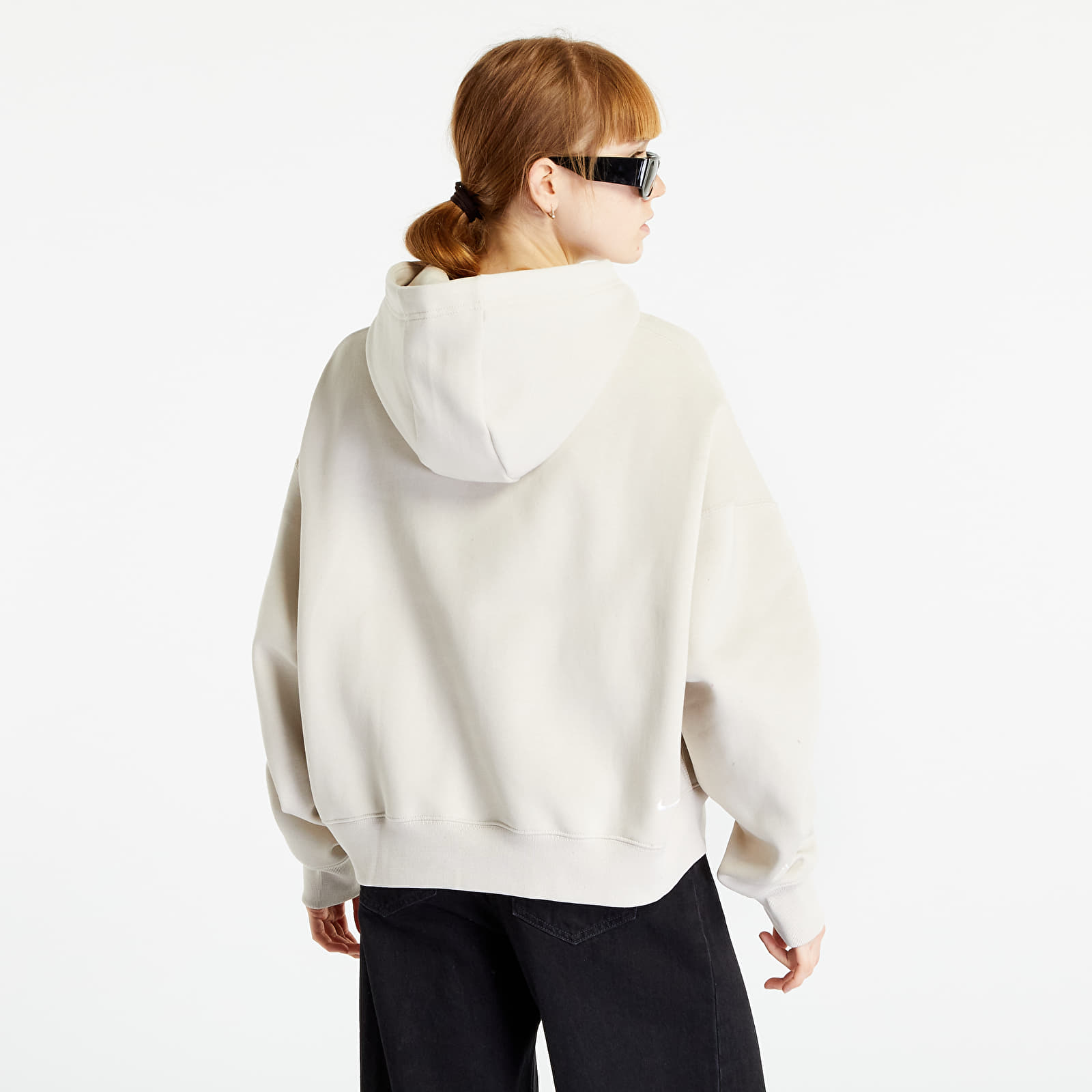 Mikiny Nike ACG Therma-FIT Women's "Tuff Knit" Fleece Hoodie Light Orewood Brown/ Summit White