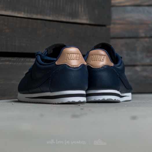 nike cortez classic navy blue