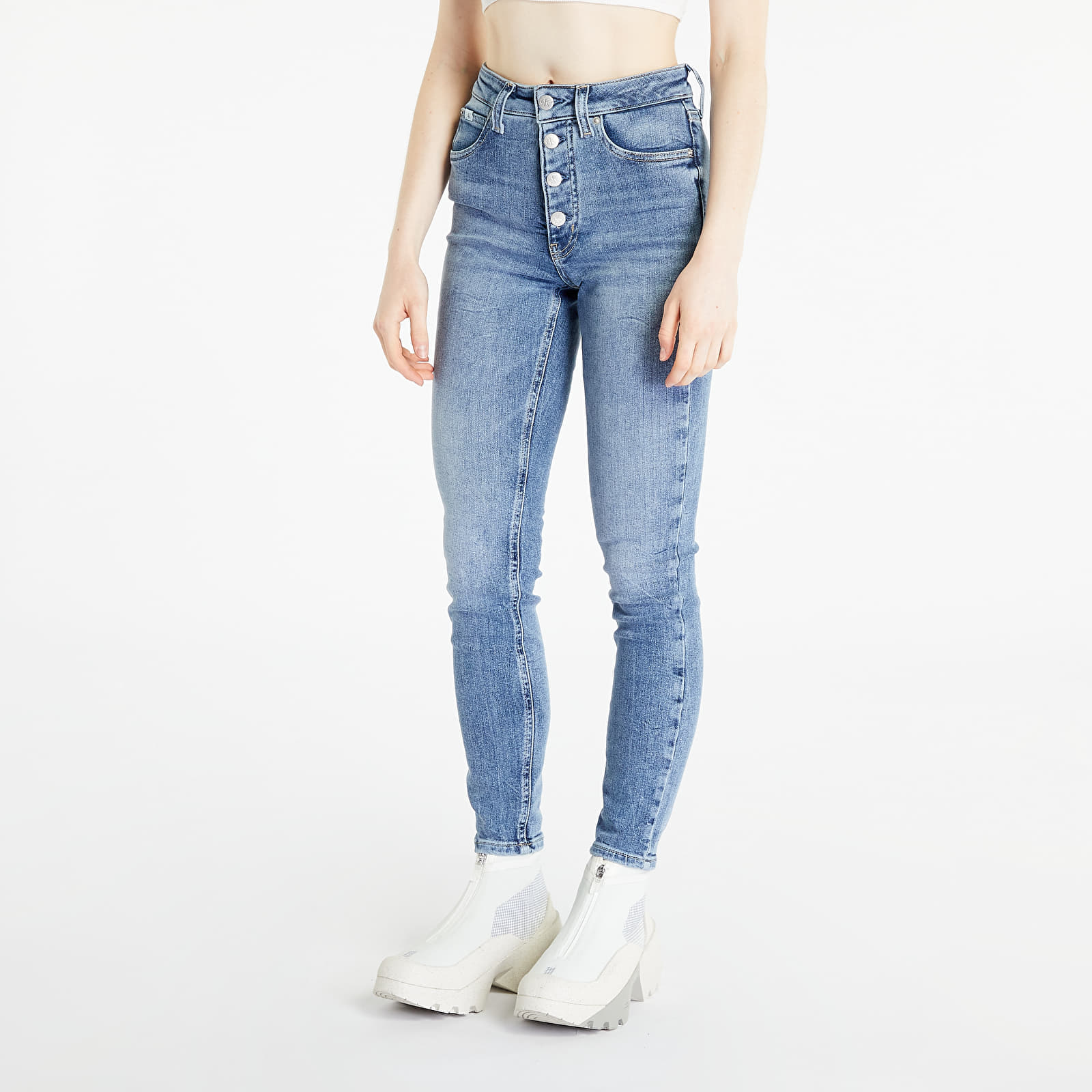 Jeans Calvin Klein Jeans High Rise Skinny Pants Blue