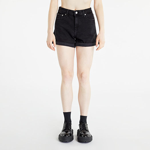Mid rise black shorts store