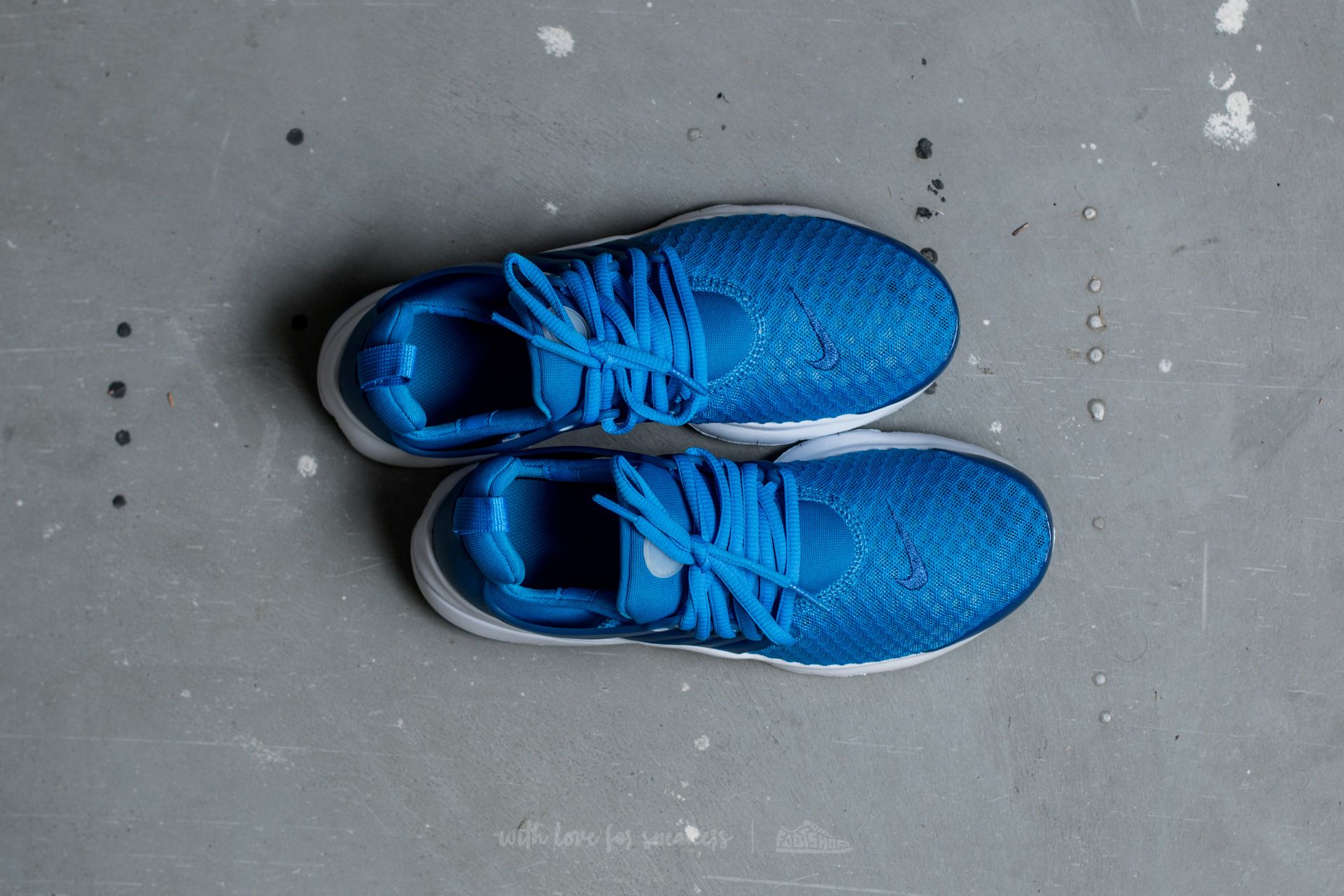 Sko til kvinder Nike Presto BR (GS) Photo Blue/ Team Royal-White