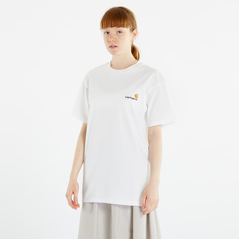 Tricou Carhartt WIP American Script Short Sleeve T-Shirt UNISEX White