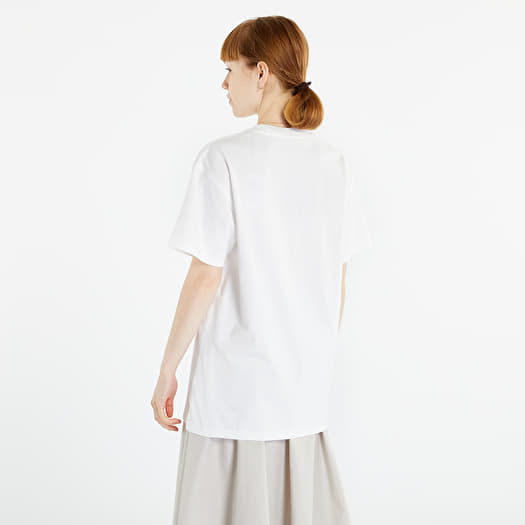 Tシャツ・カットソー CARHARTT WIP SHORT SLEEVES AMERICAN SCRIPT T-SHIRT Carhartt WIP American Script Short Sleeve T-Shirt Black at