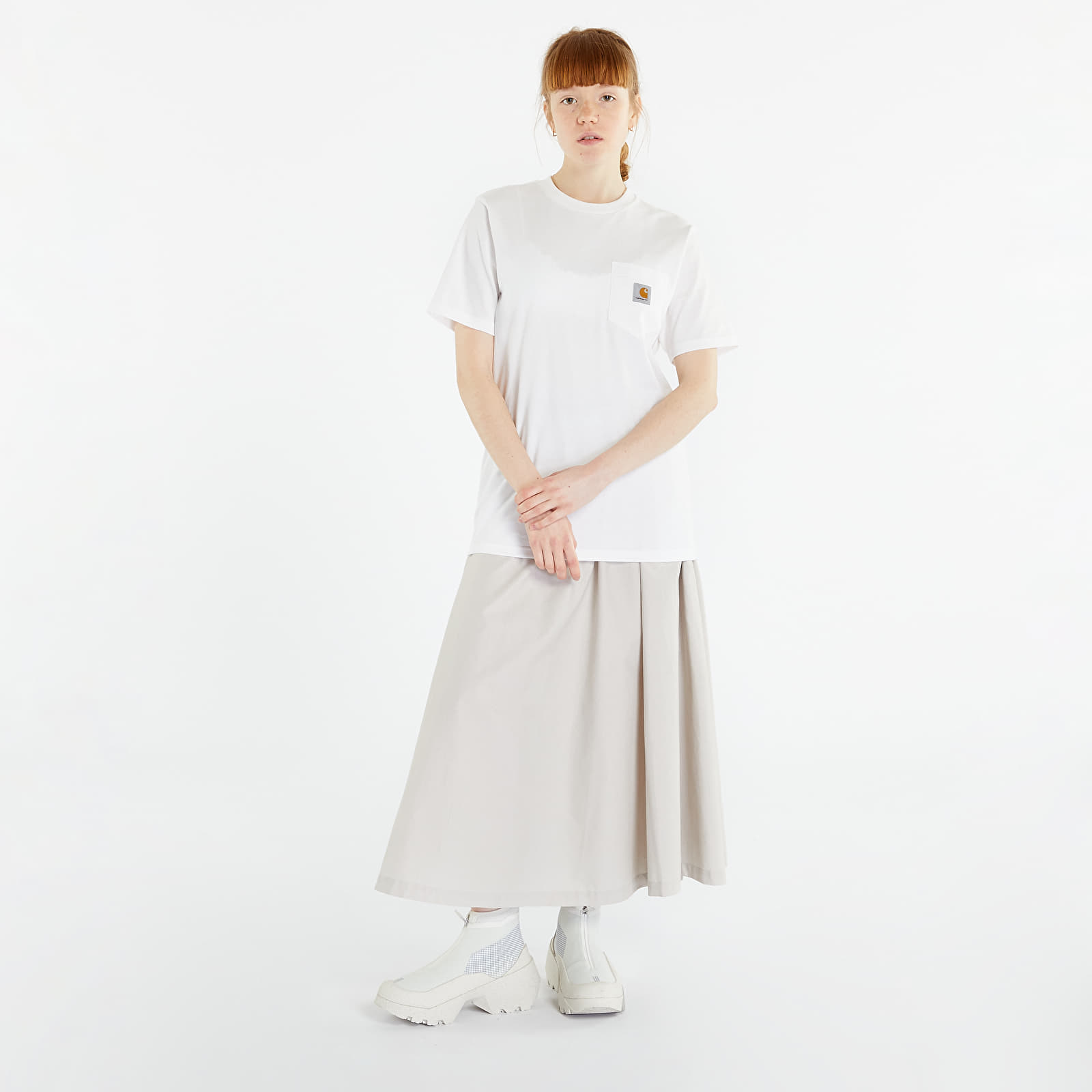 Pólók Carhartt WIP Pocket Short Sleeve T-Shirt UNISEX White