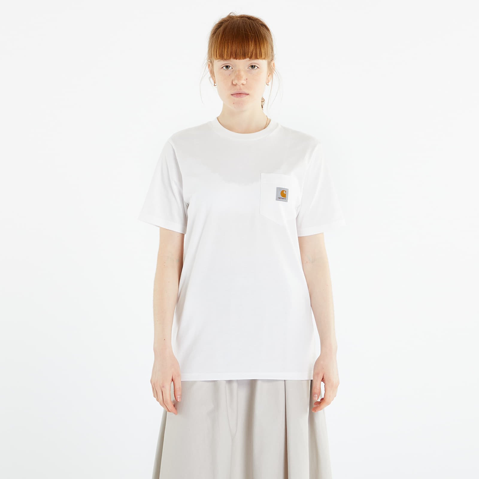 Pólók Carhartt WIP Pocket Short Sleeve T-Shirt UNISEX White
